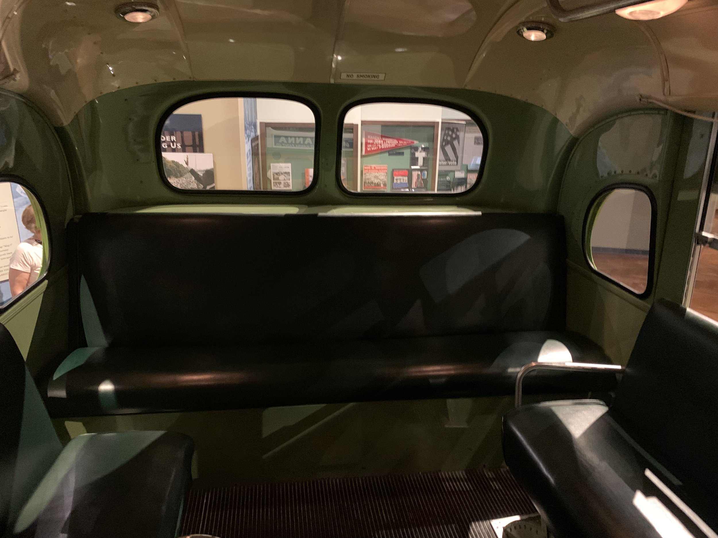 The Rear Interior of the Bus