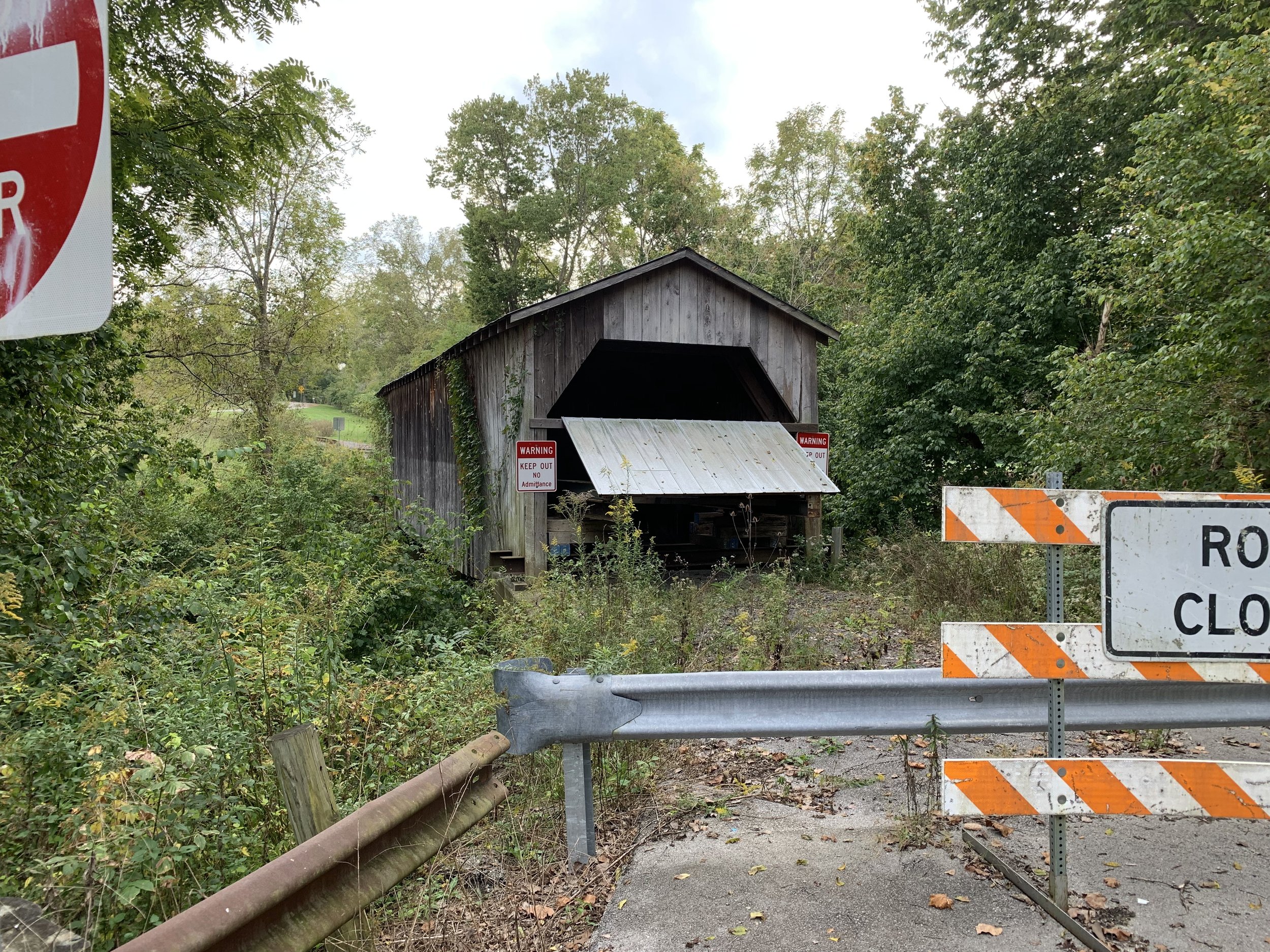 Approaching the Bridge from It's North Side