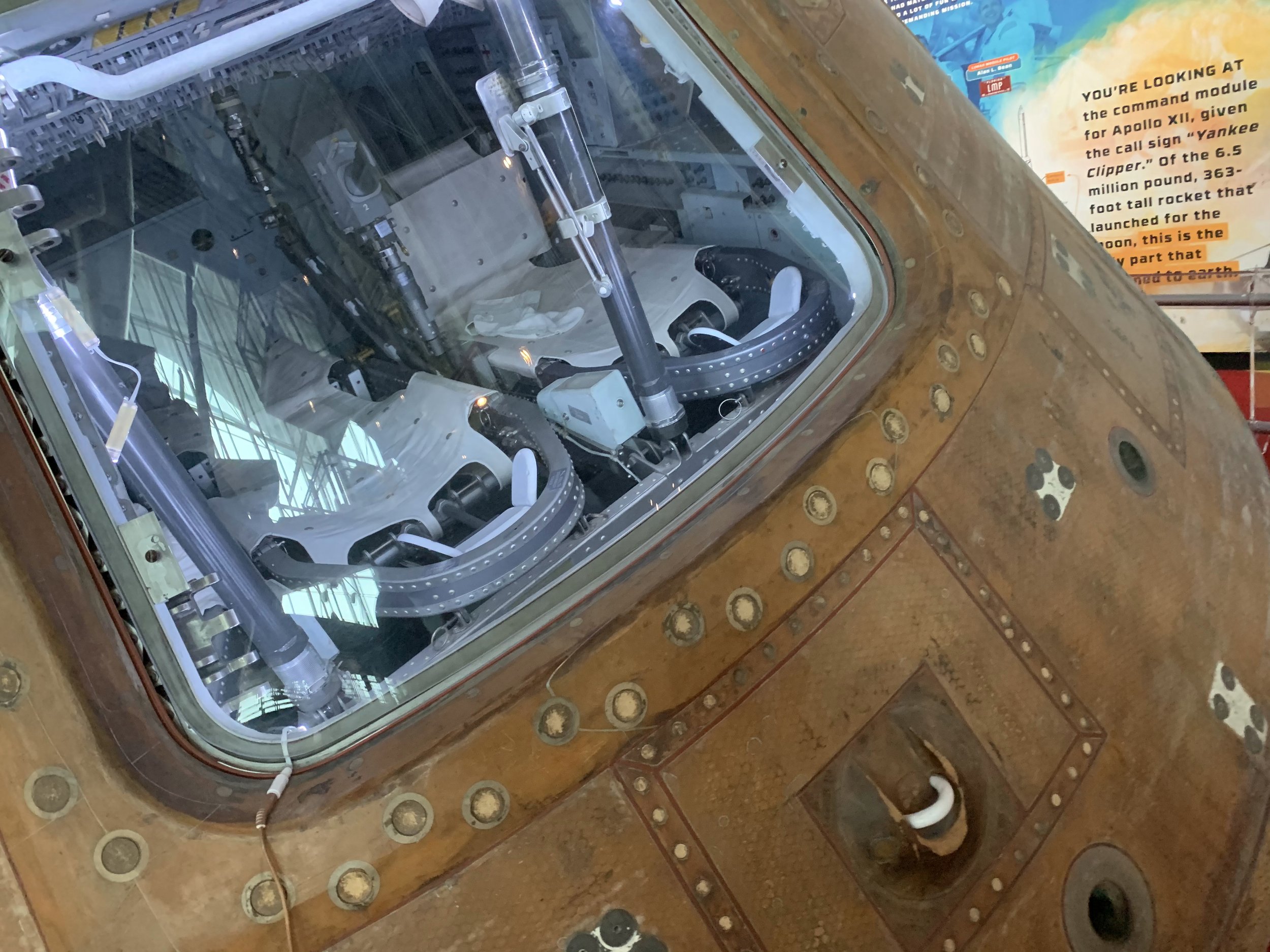 Looking in at the Astronaut's Seats