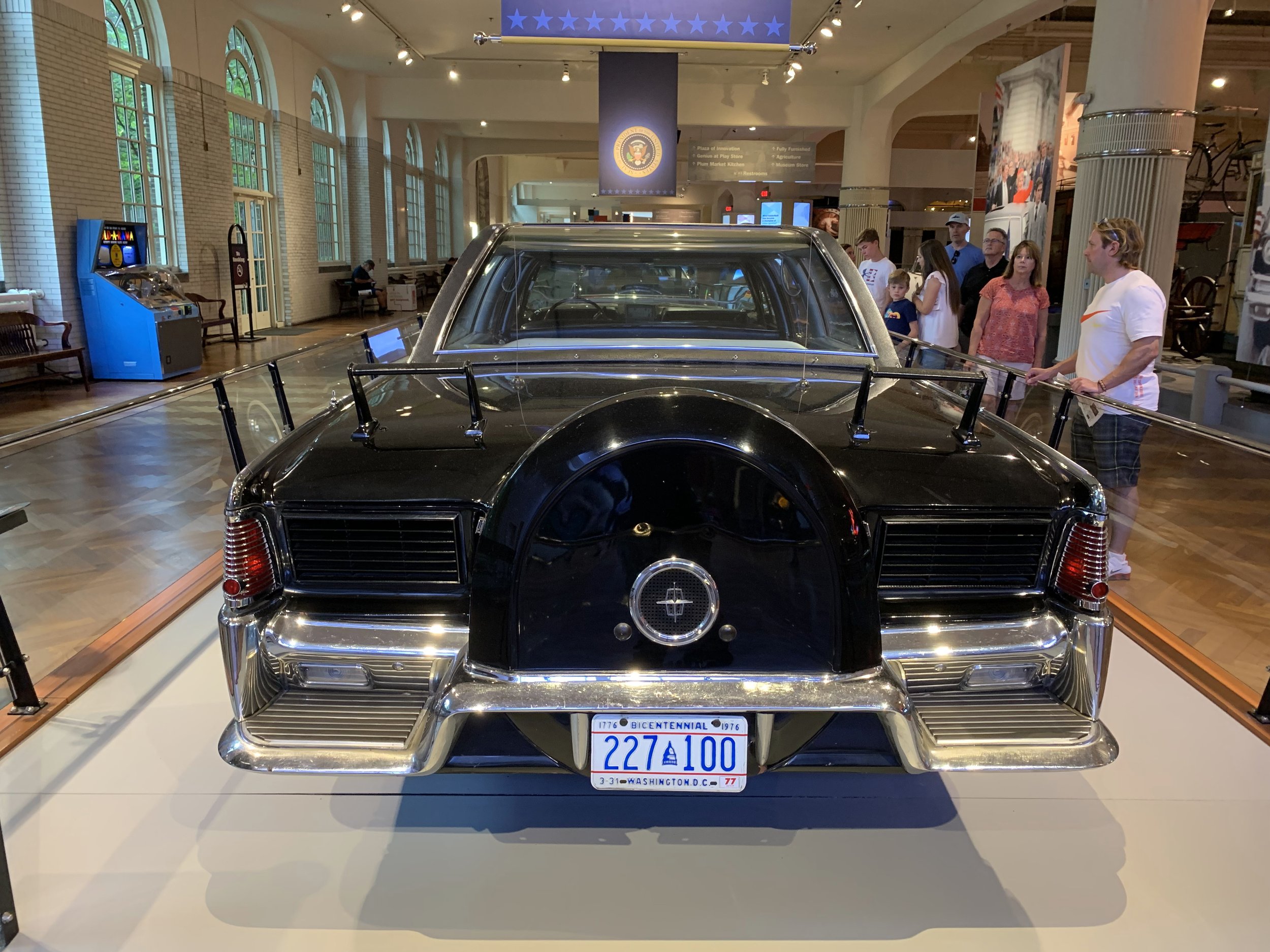 Rear of the Car Showing Where Clint Climbed on and Covered the President &amp; First Lady