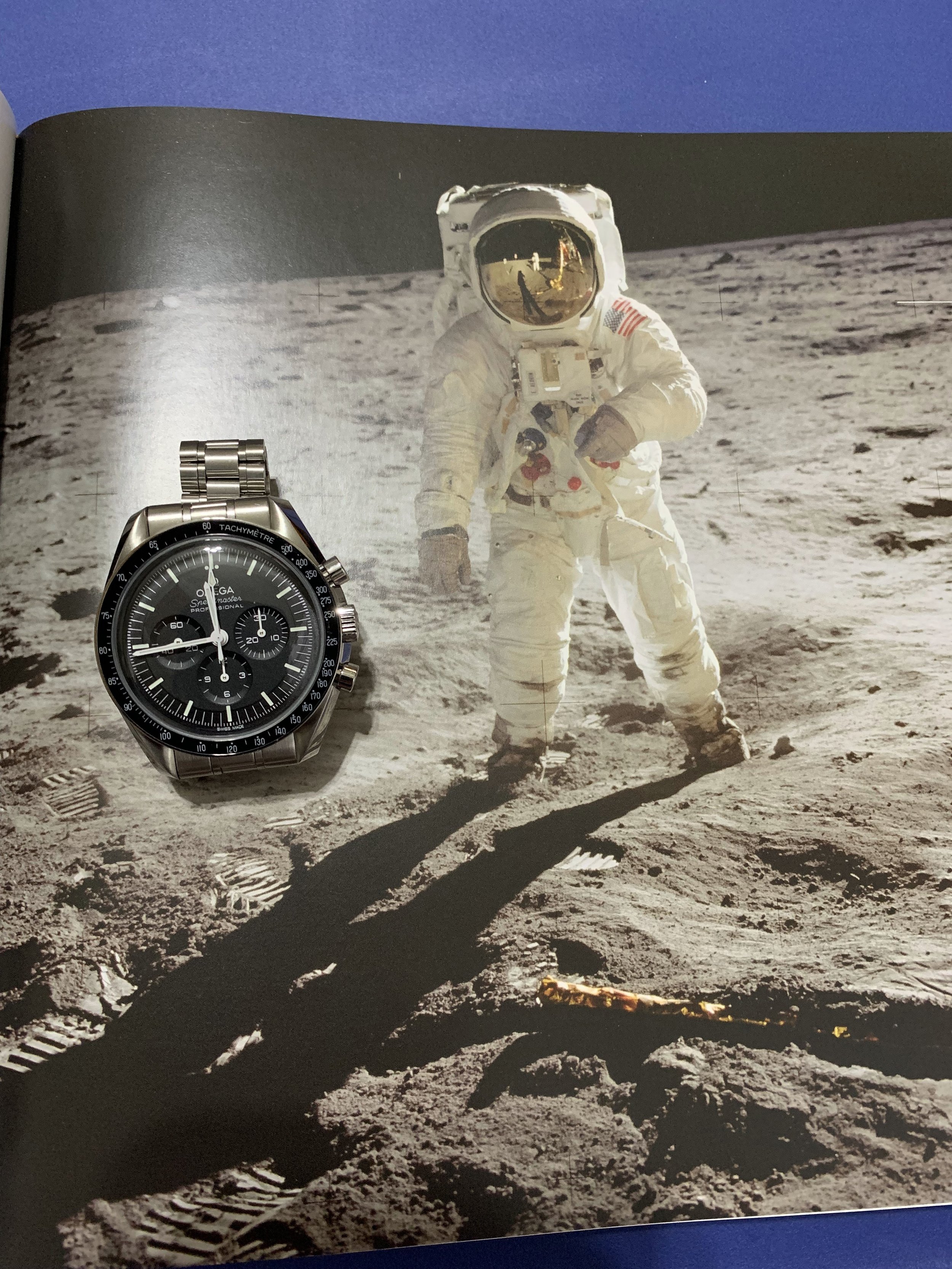 My Speedy next to Buzz Aldrin wearing his on the moon