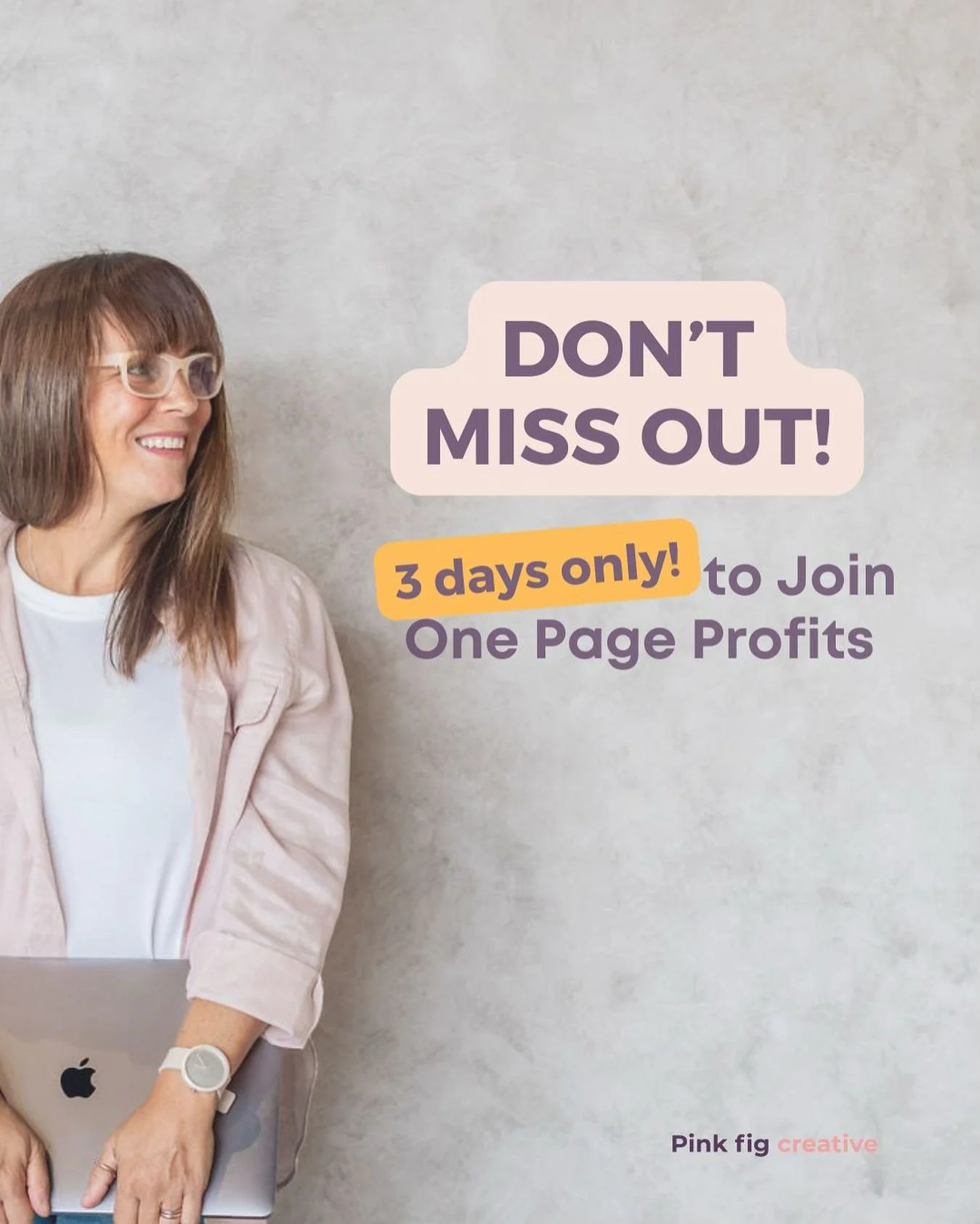 Only 3 Days Left to Join! 🚀

Ready to launch a website that does the heavy lifting for your business? There&rsquo;s just 3 days left to join my One Page Profits workshop! Imagine building a beautiful, high-converting website in record time &mdash; n