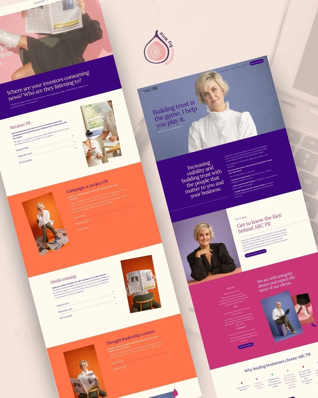 More details from this ABC PR website revamp 👀

This project wasn&rsquo;t just about a new look. It was about creating clarity, confidence, and structure so Amy&rsquo;s PR business could grow without friction.

Over 4 VIP days, we focused on:
✅ Clea