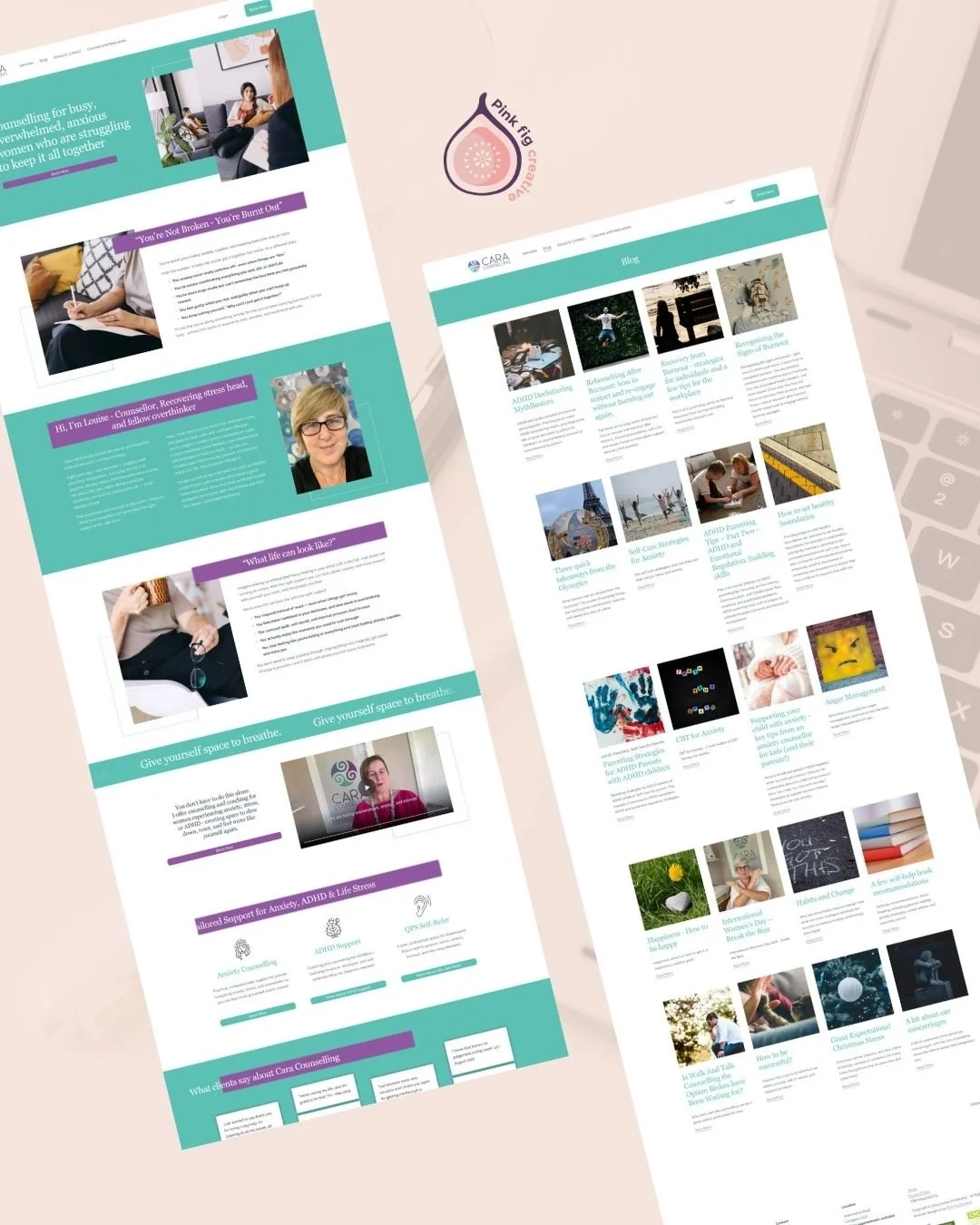 A closer look at the Cara Counselling website ✨

This refresh was all about clarity and calm.
We restructured the pages, refined the content flow, and made space for Louise&rsquo;s voice to come through clearly, without overwhelming her clients.

✅ c