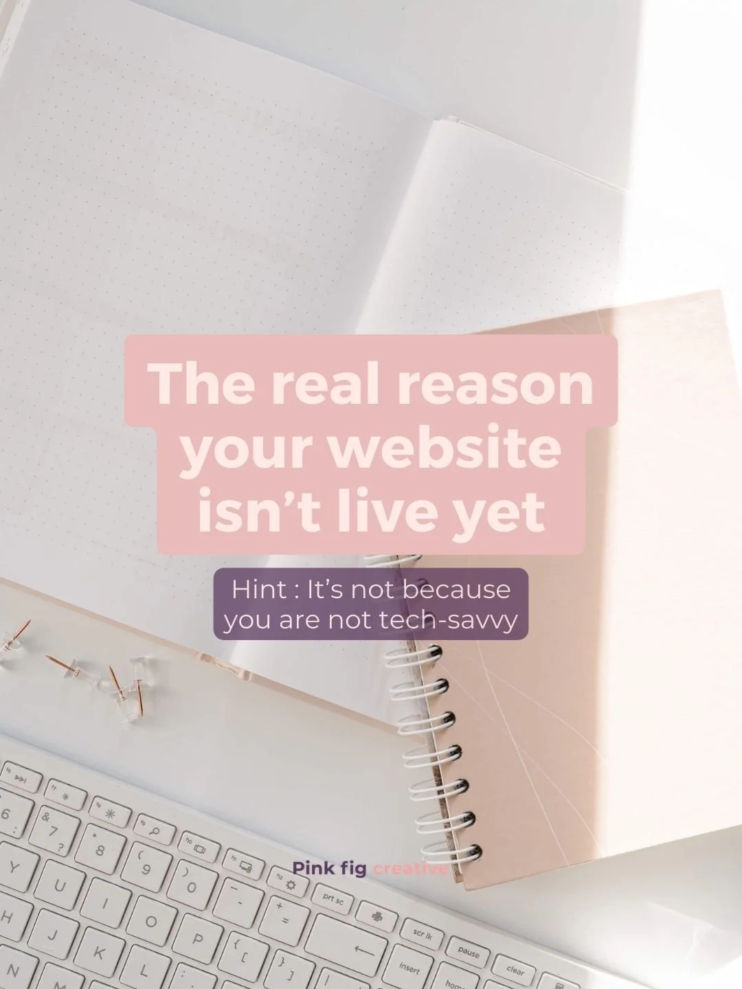 Let&rsquo;s be honest.
Your website isn&rsquo;t stuck because you are not tech-savvy.

Your website is stuck because of the blank page.

What do I write?
What Images do I use?
How do I clearly explain what I do?
Where do I even start?

That&rsquo;s t