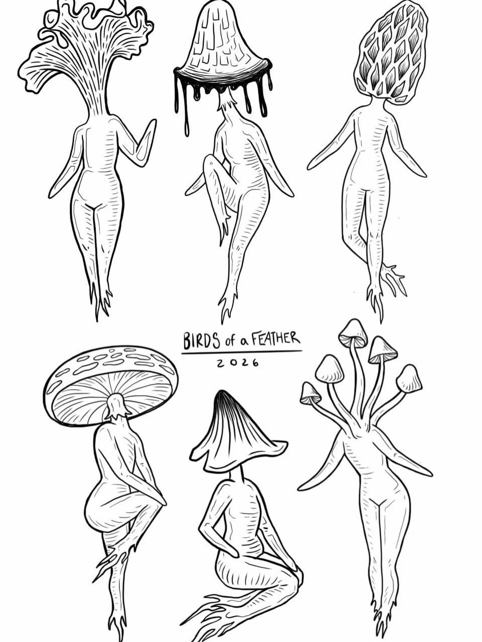 March mushroom mycelium mayhem! For the month of March premade mushroom flash at a discount! Directly reach out to the artist to book your mychorazy tatt! @birds.of.a.feather.tat @cameronshennan_  @revmatt73 @dlodious