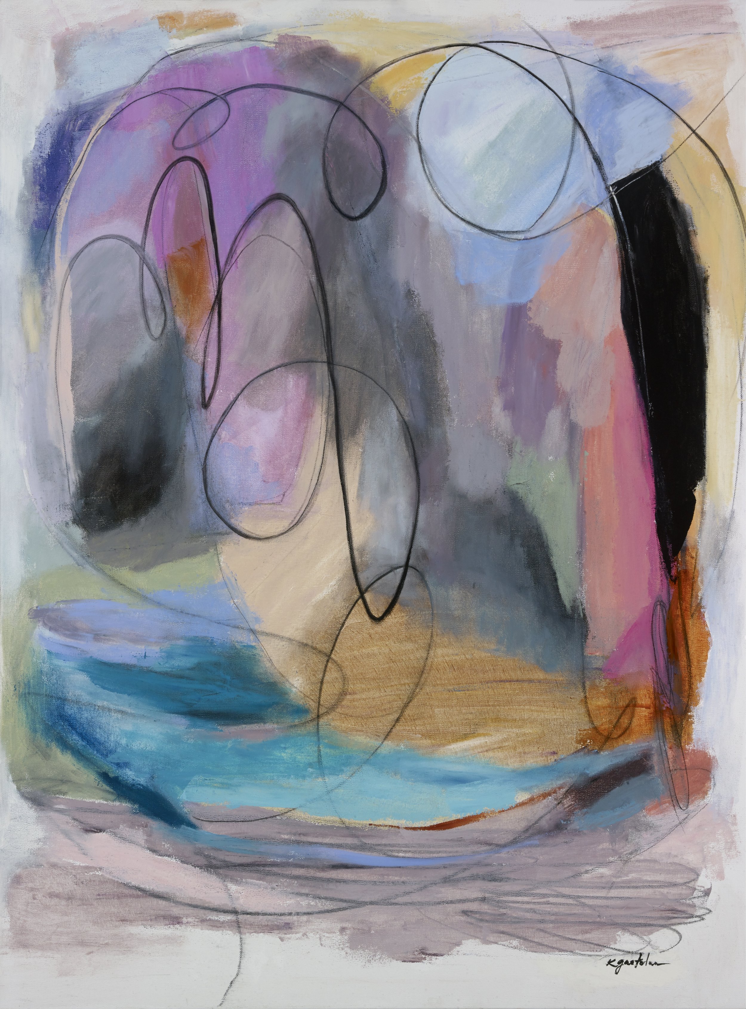 Around the Lines (@West Elm)
30" x 40"
Oil + cold wax on canvas
$1800