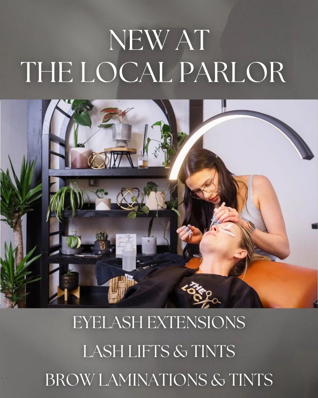 ✨ A little something new at The Local Parlor ✨

We&rsquo;ve been keeping a secret&hellip; and she&rsquo;s finally here!!!! 🤍

Mackenzie is now offering all things Lashes &amp; Brows!
⟡ brow lamination + tint
⟡ lash lifts + tints
⟡ eyelash extensions