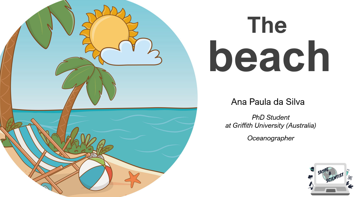 Lecture about “The Beach” to kindergarten (5-6 years old) from Billabong High International School, Andheri (Mumbai, India).
