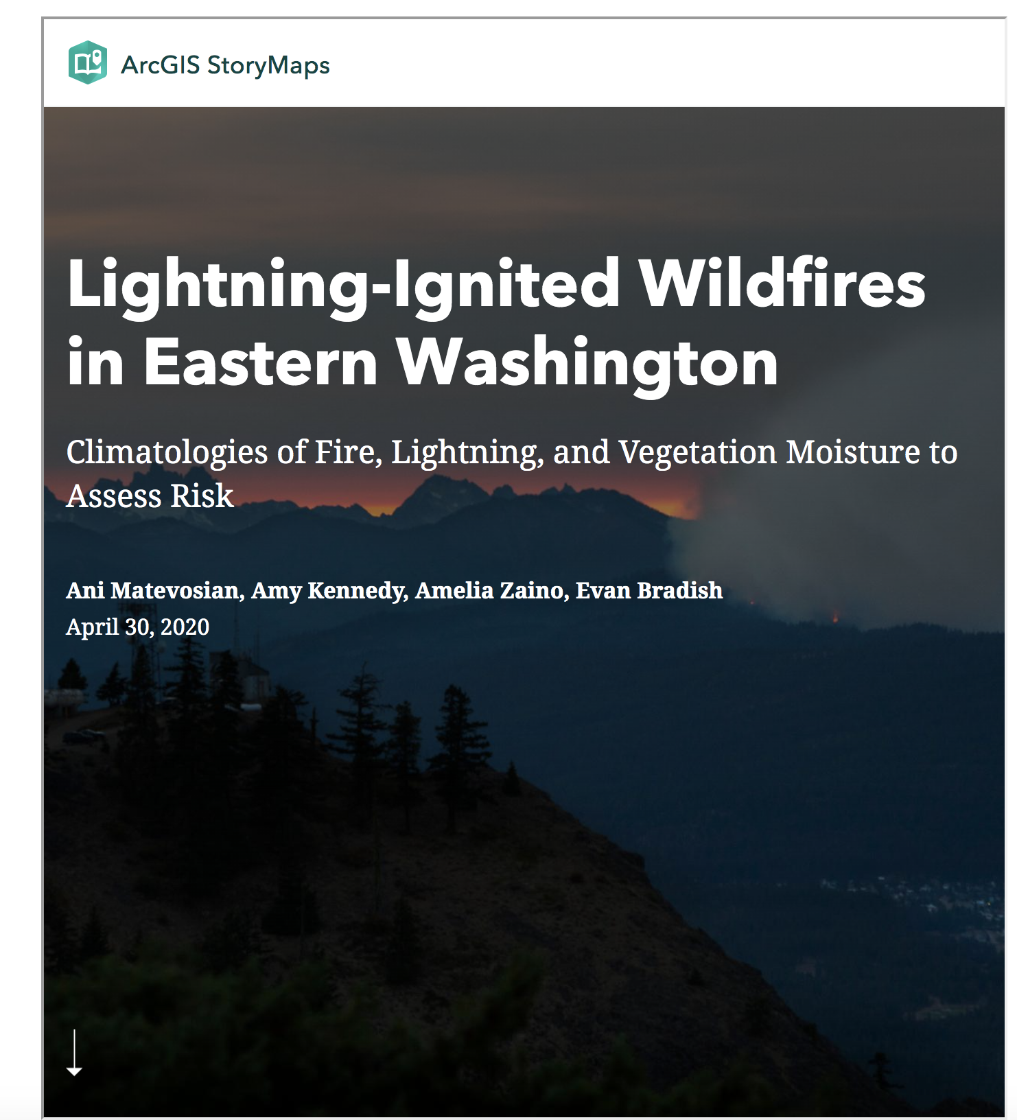 Story Map Feature on The Nature Conservancy Site/Blog