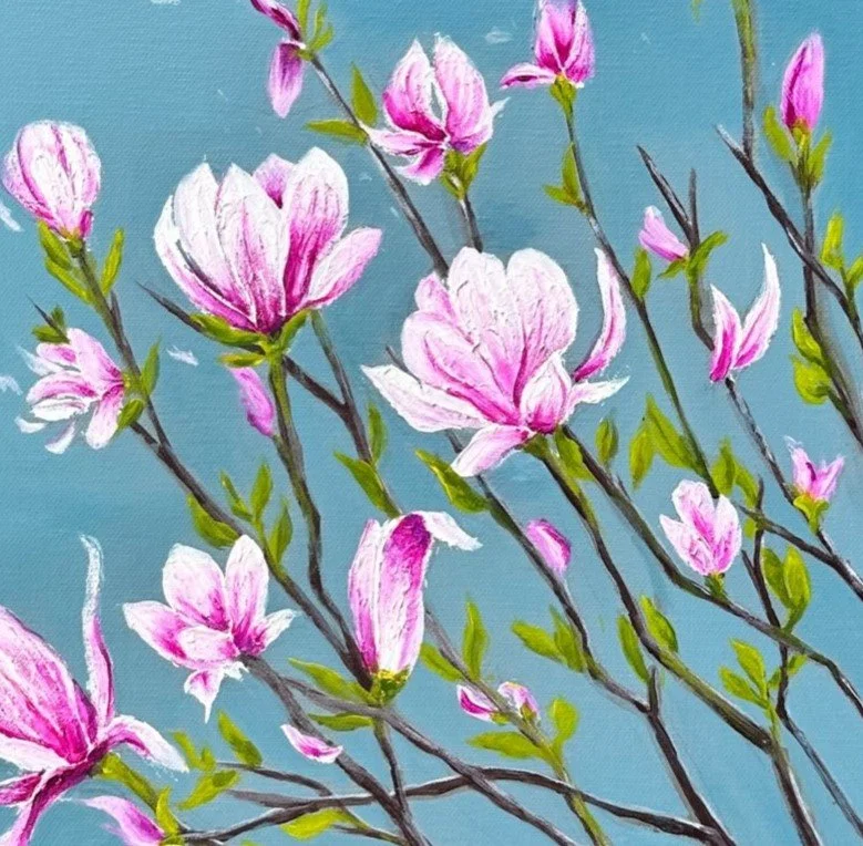 Magnolia Bouquet close up