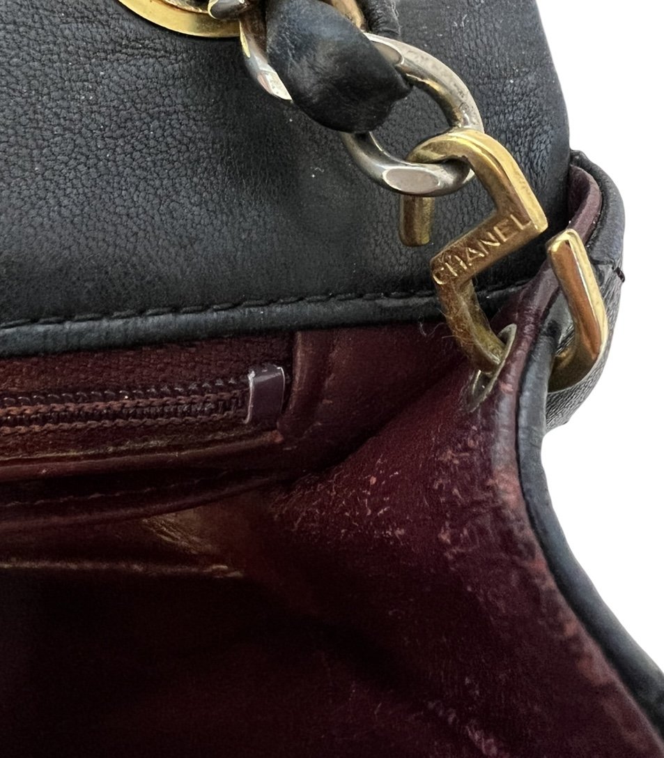 Vintage Dark Navy Chanel Flap Bag — Socialite Auctions
