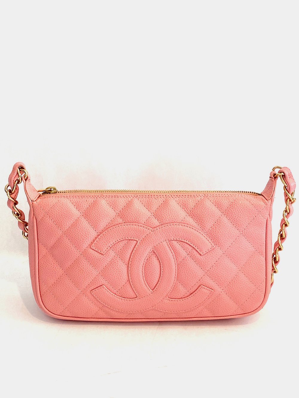 chanel beige shopping tote bag