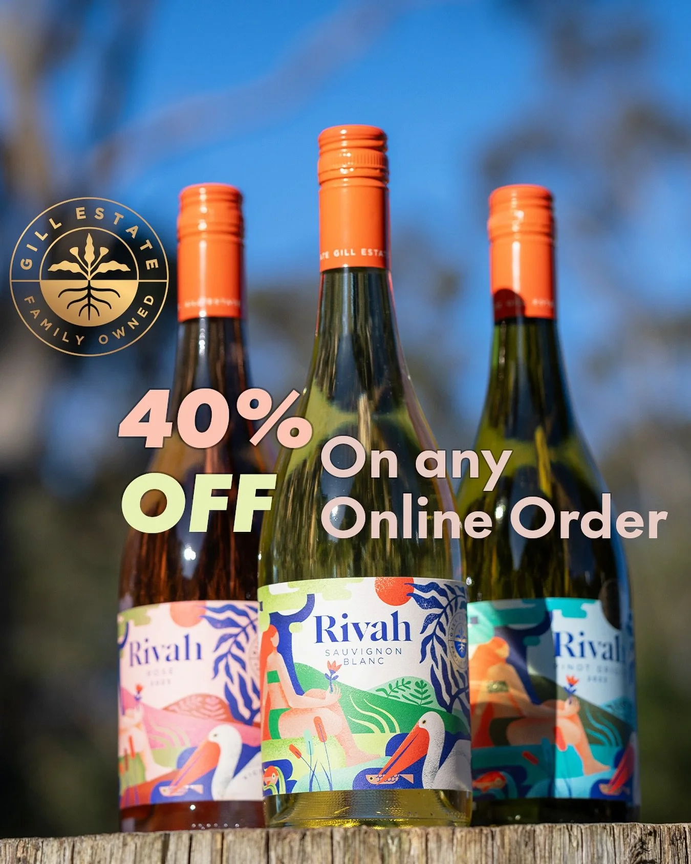Silly Season Sale is here! 🎉

It&rsquo;s time to stock up and celebrate! Enjoy a massive 40% OFF all online orders at Gill Estate! 🍷✨

Whether you&rsquo;re planning gifts, gatherings, or just treating yourself, there&rsquo;s no better time to fill 