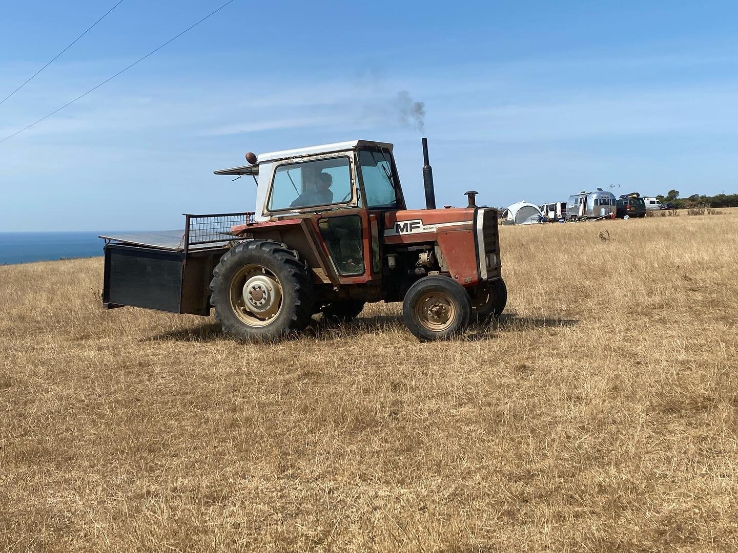 Sally&rsquo;s tractor - she does have a much bigger one as well. 

#tractorgirl