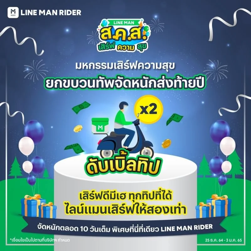 ดับเบิ้ลทิป…สั่งคุ้ม ใส่ทิป