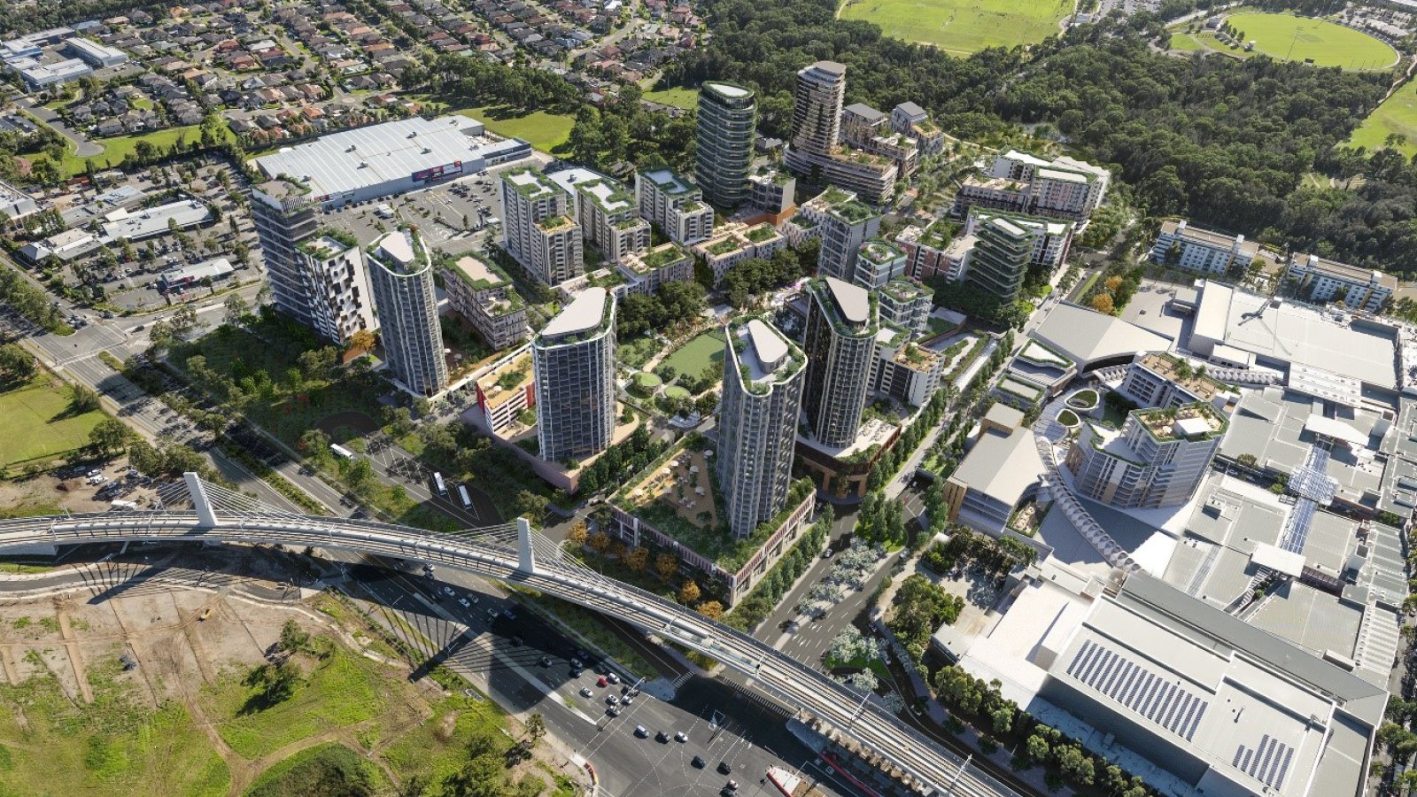 Level 6 Rouse Hill Town Centre Northern Precinct Mixed Use Residential Commercial Retail public realm.jpg