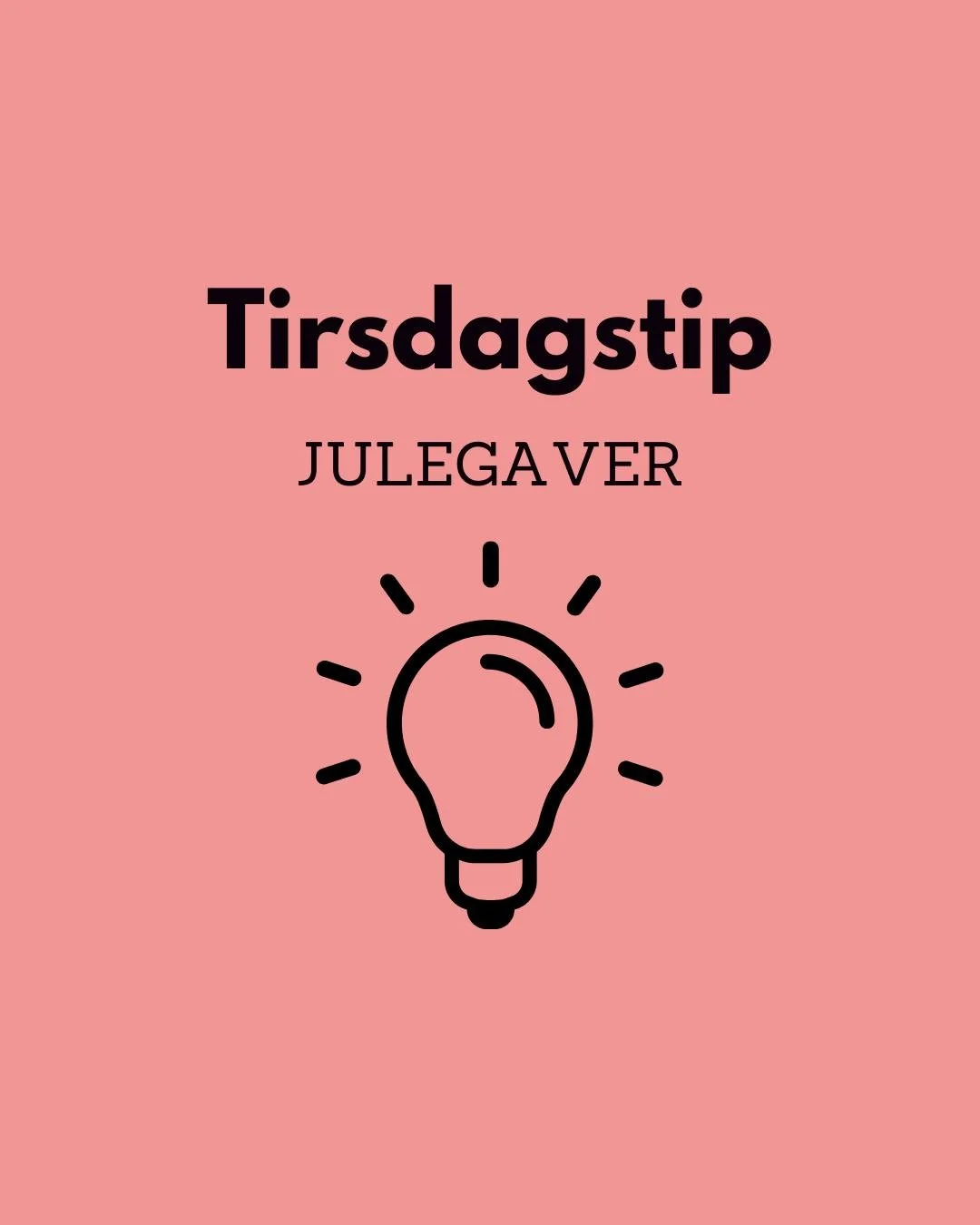 Så er der tirsdagstip 💡
I dag handler det om julegaver. Hvordan planlægger du dine julegaveindkøb? 🎁
Jeg ønsker dig en dejlig tirsdag 💛
#tirsdagstip #budgetnoerden #budgetnørden #julegaver #gaver #gaveræs