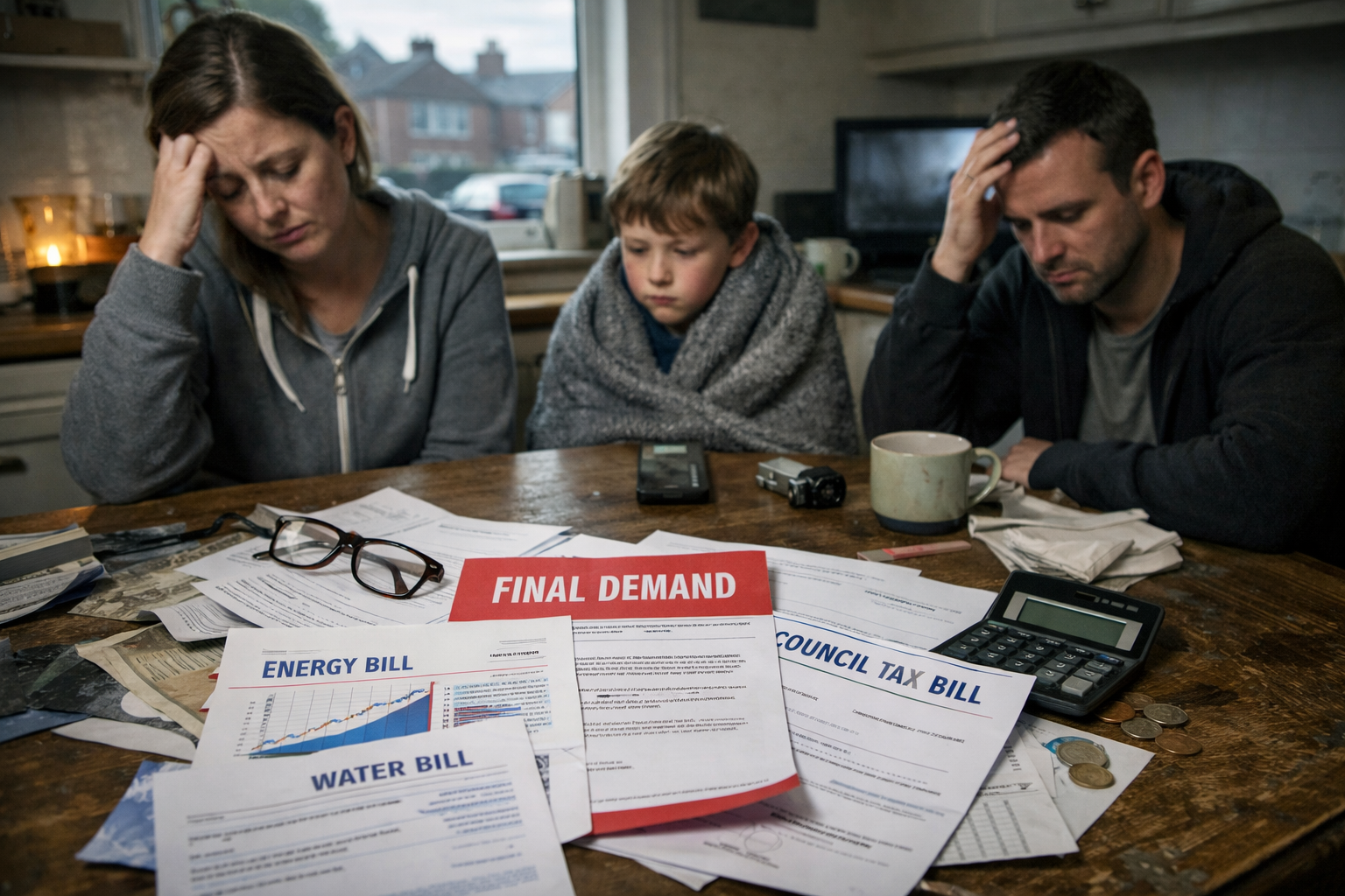 Bills Bite Hard as Families Face a Relentless Year of Rising Costs