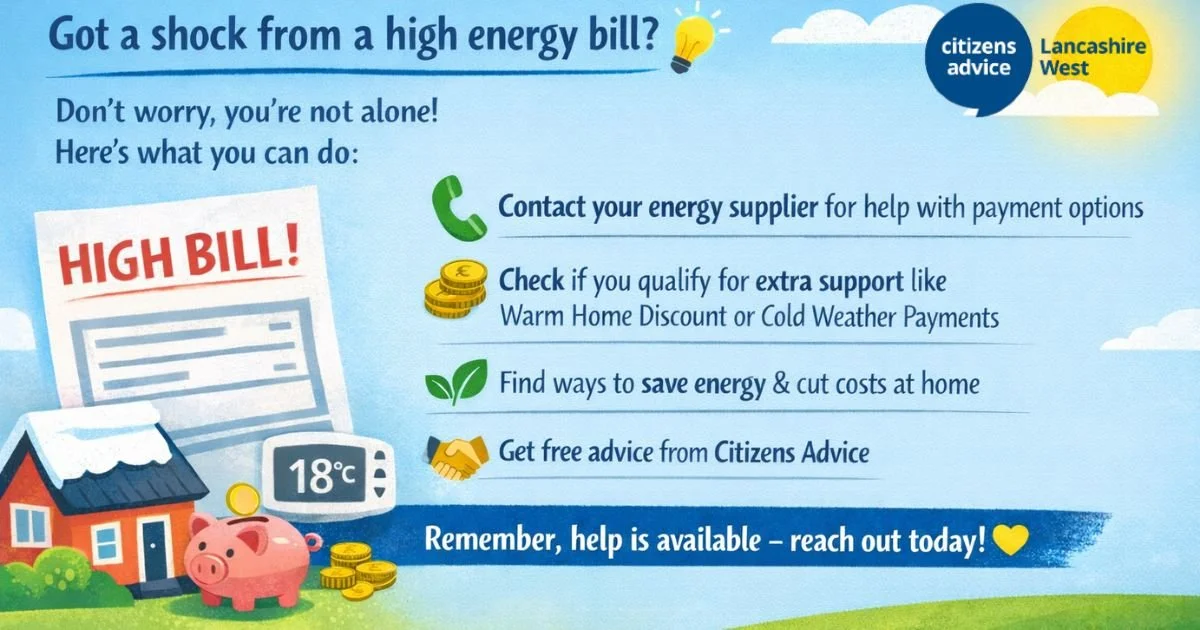 Received a High Energy Bill? You’re Not Alone – and Help Is Available