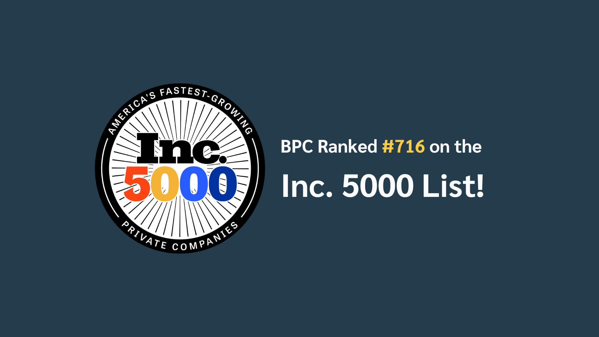 Bryant Park Consulting Named No. 716 on the 2026 Inc. 5000 List, the Most Prestigious Ranking of America’s Fastest-Growing Private Companies