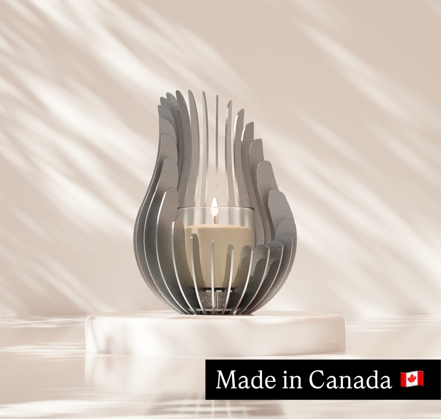 Kelray Candle Holders are designed and made right here in Canada from lovely stainless steel&mdash;modern, minimal, and made to glow.

✨ To celebrate our launch, we&rsquo;re offering free shipping across Canada for the rest of April.
💐 And with Moth