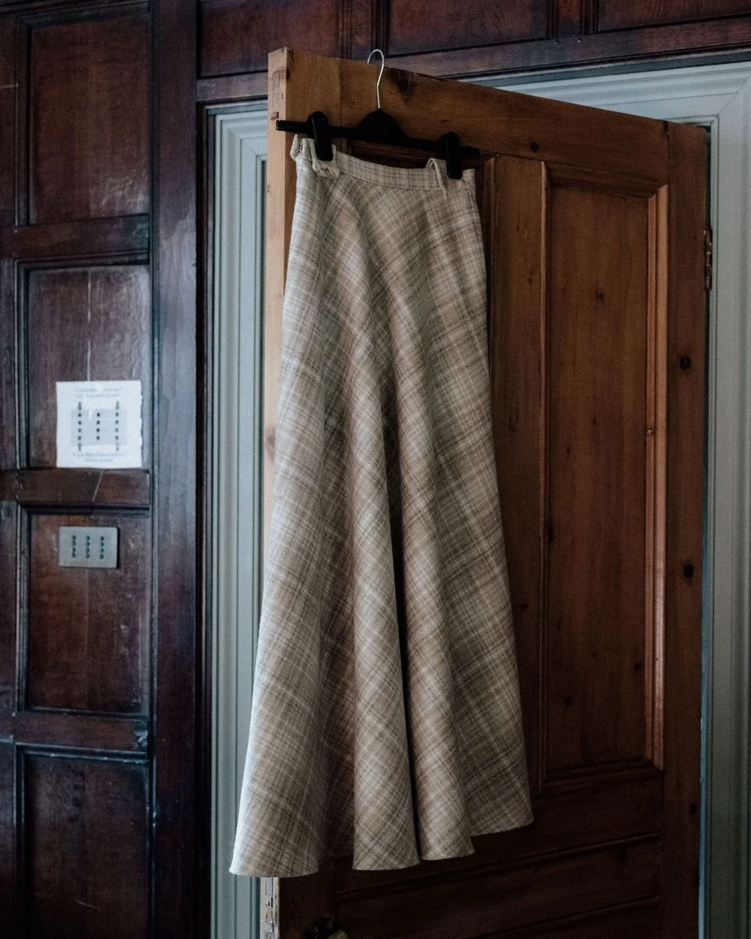 Our first natural wool plaid, born in 2021. 

Untouched by dyes, each soft strand carries the quiet colours of our Highland hillside. Woven slowly, lovingly, it&rsquo;s a fabric that tells the story of the flock, the land, and the hands that shaped i