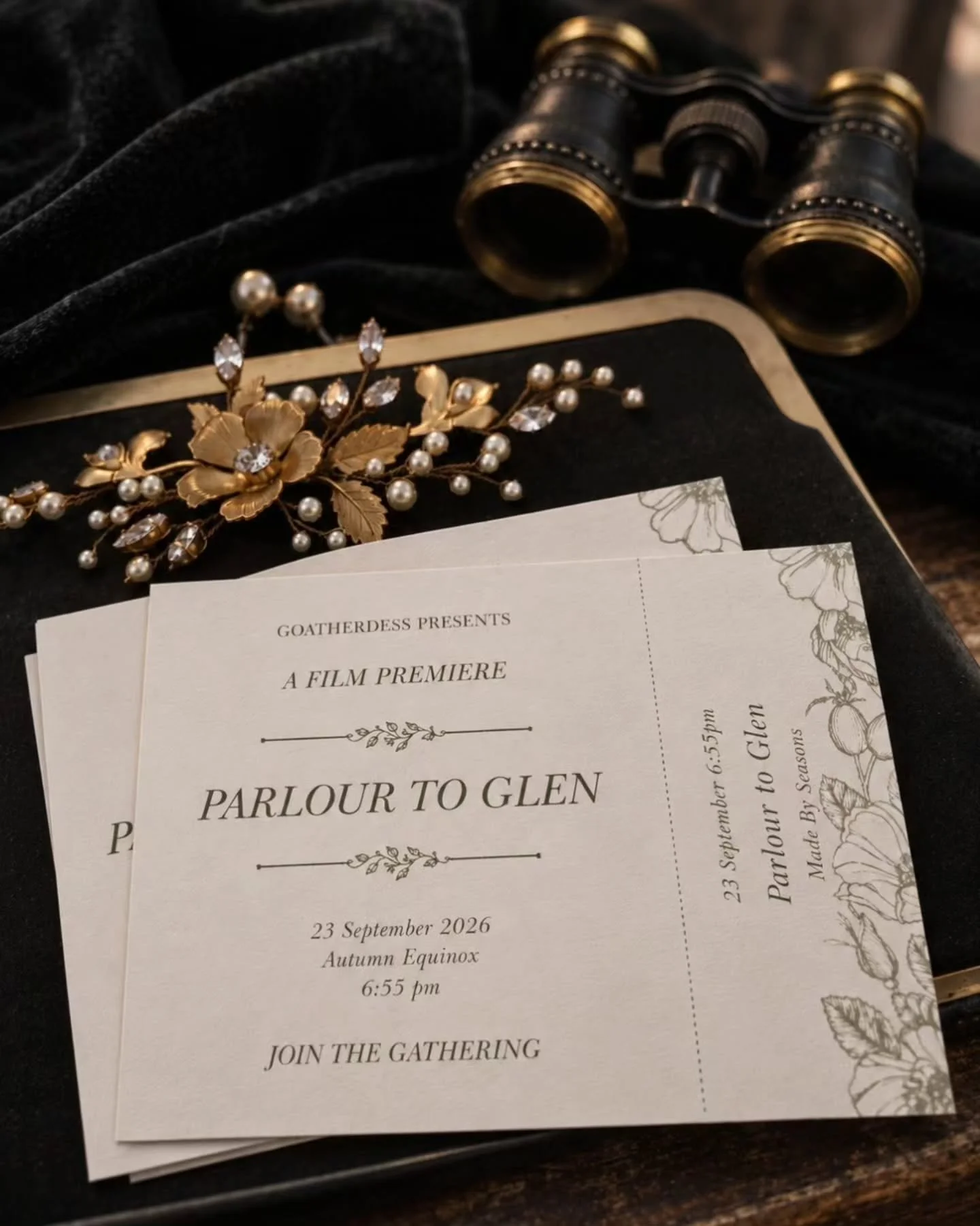 The invitations are ready.  You are invited.

A new collection.  A new chapter.
From Scottish smallholding to handcrafted wool clothing.

Parlour to Glen.
23 September 2026 - 7 pm

Rare Breed Wool.  Made by Seasons. Made woth Care.
Voice of the Forgo