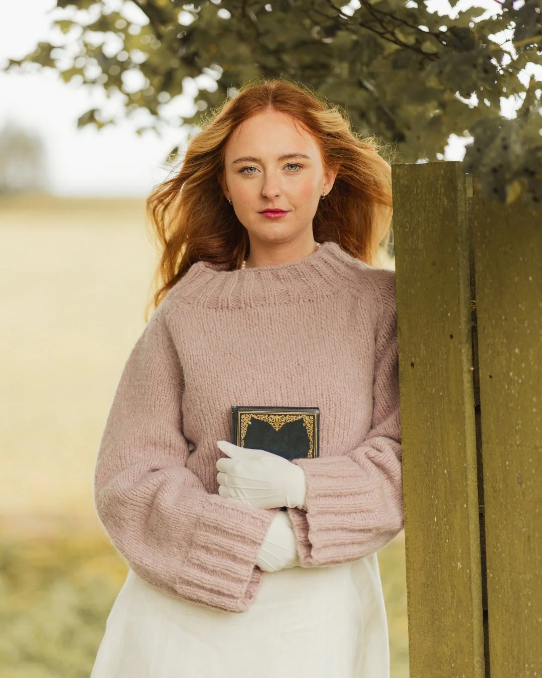 A little romance, knitted from the land. 🌿

Meet the Highbury Cropped Sweater &mdash; handknitted from plant-dyed, rare-breed wool from our own flock here in the Scottish countryside.

A graceful boat neckline, beautifully wide sleeves and a softly 