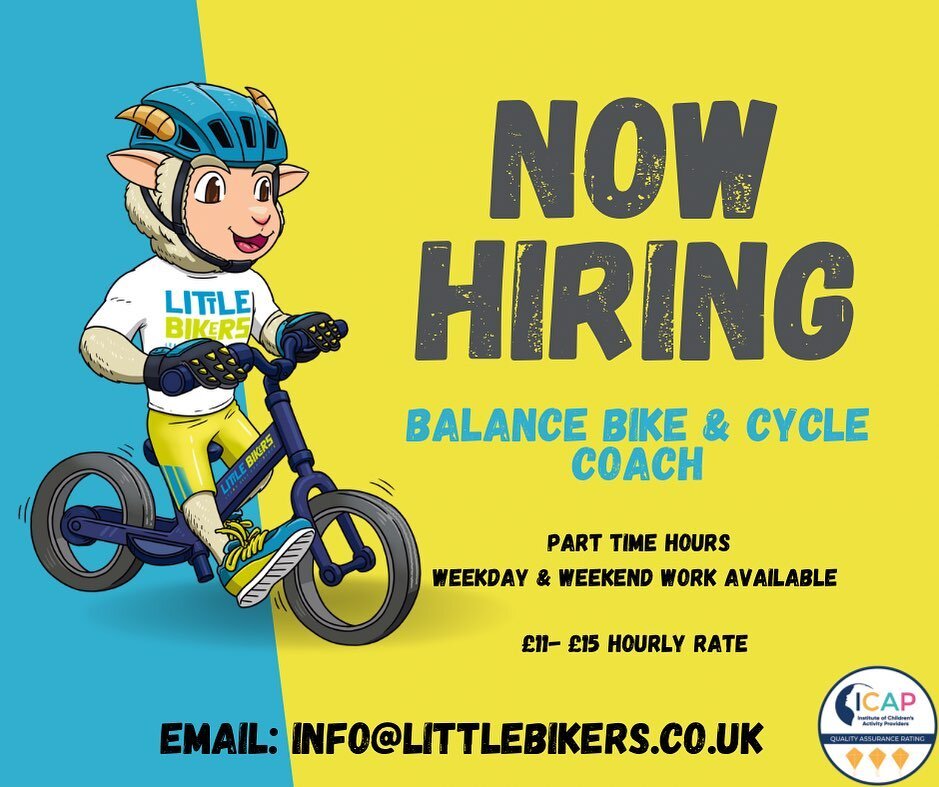 Job Title: Part-Time Sports &amp; Balance Bike Coach

Company: Little Bikers

Location: Kirklees &amp; Calderdale

Job Summary:

Little Bikers is looking for a part-time sports &amp; balance bike coach to join our team. The ideal candidate will be pa