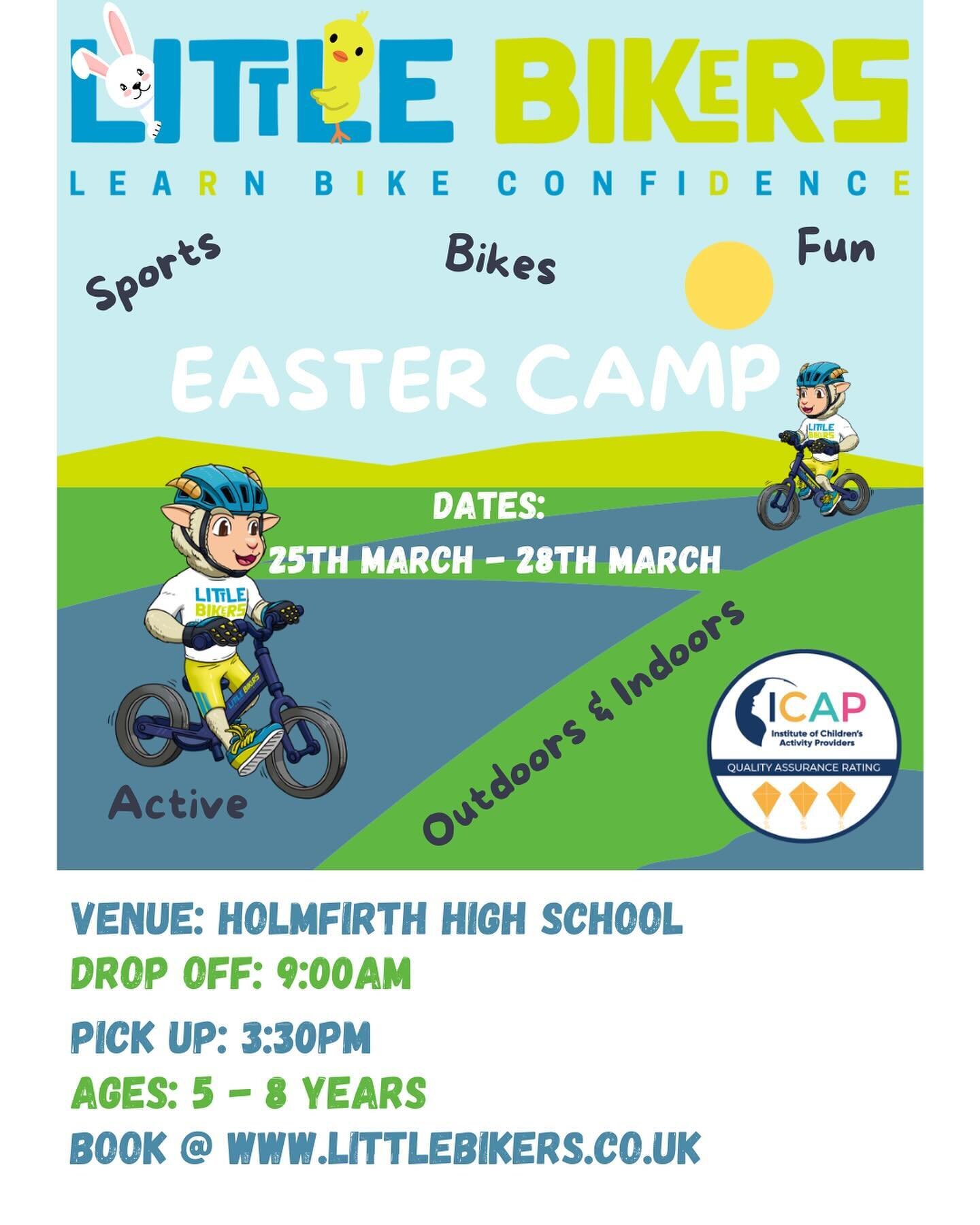 Looking for an exciting and active way to keep your child entertained and engaged this Easter? Look no further than our summer bike camp for children aged 4-8!

At our camp, we focus on building children&rsquo;s confidence on and off the pedal bike. 