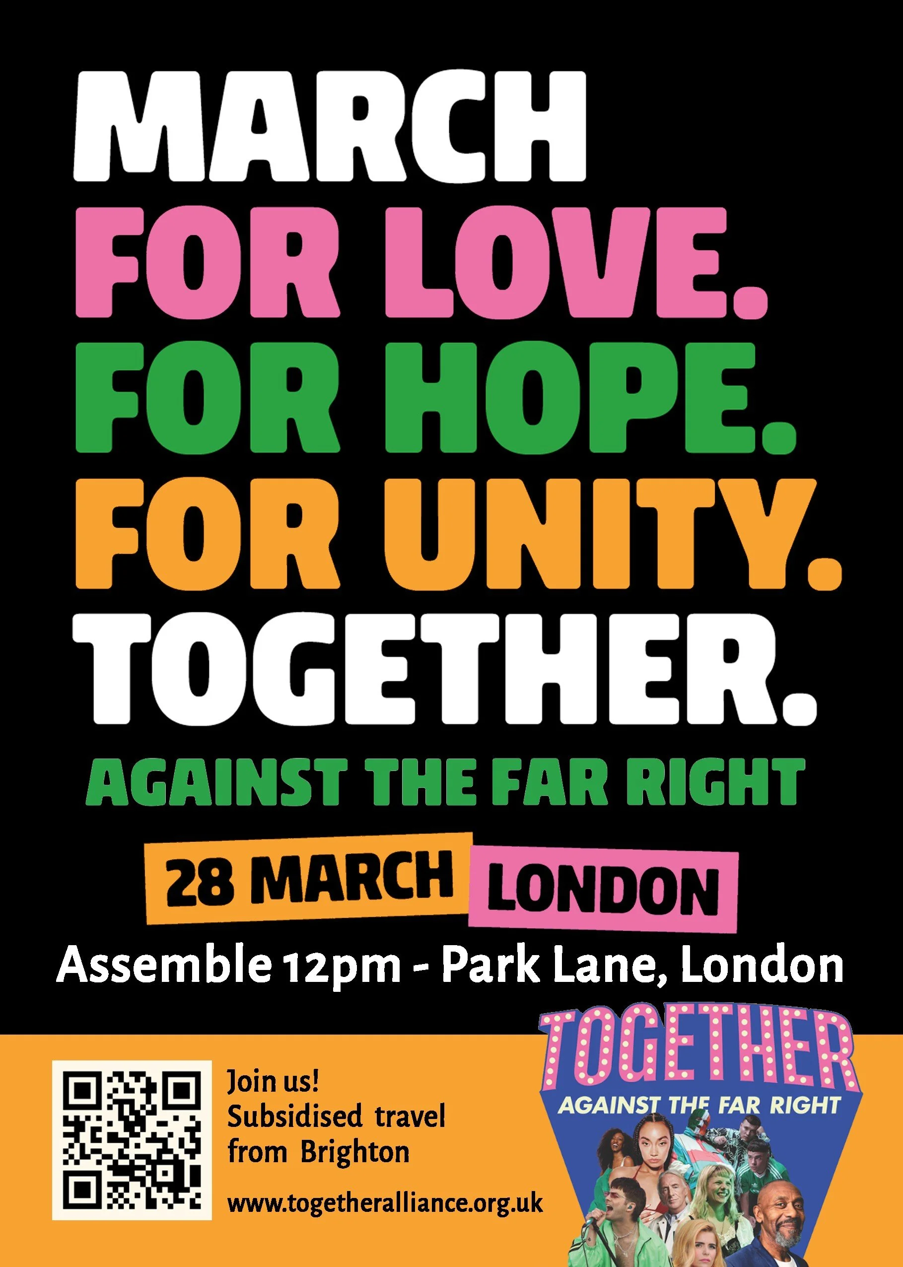 Join TOGETHER March with UNISON Brighton &amp; Hove