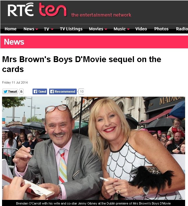 Mrs Brown’s Boys D’Sequel