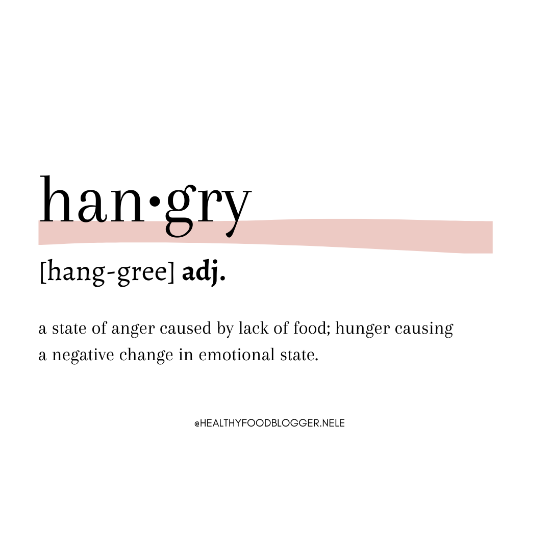 Ben jij wel eens 'hangry'?
