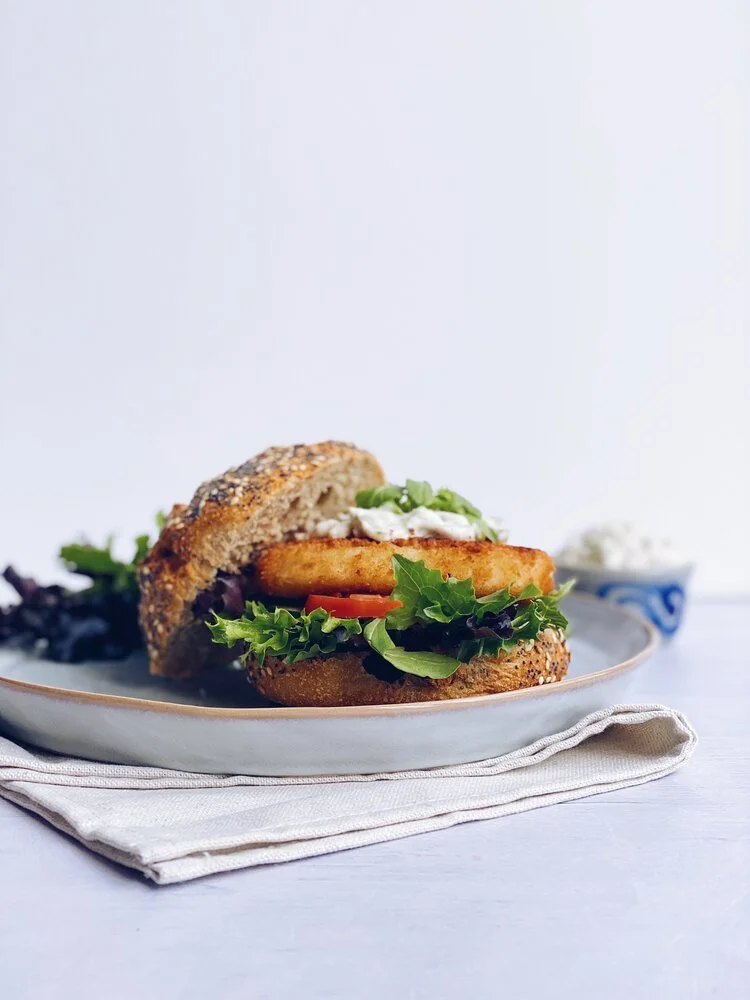 Visburger met zelfgemaakte tartaarsaus