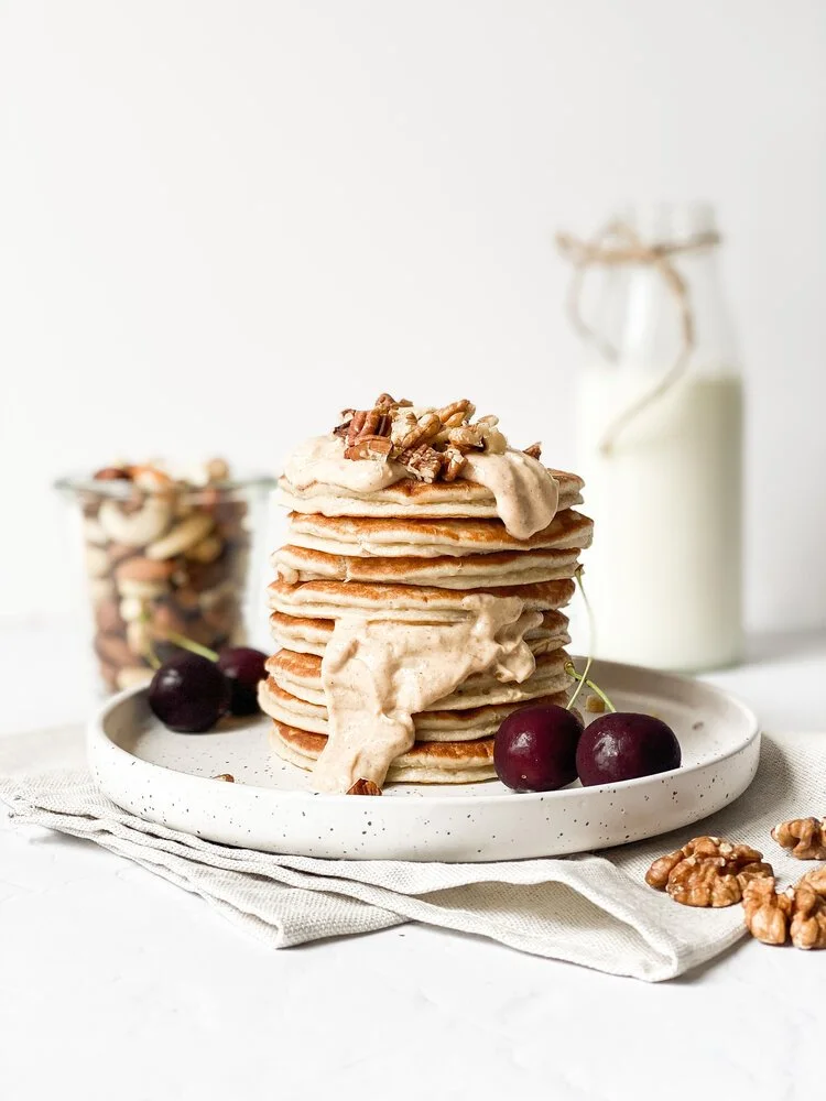 Banaan spelt pannenkoeken