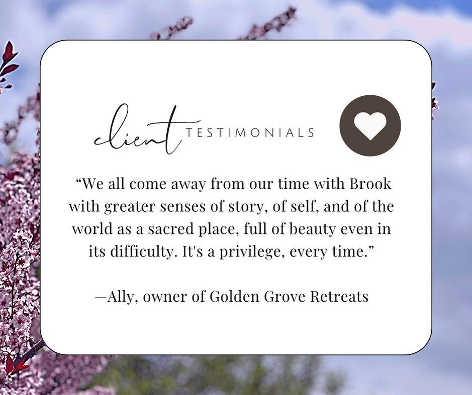 &ldquo;I have worked with Brook Andreoli both individually and in a group setting (she does tarot readings and guided imagery for the artist retreats I run at Goldengrove Retreats). I can say without reservation that each experience has been thoughtf