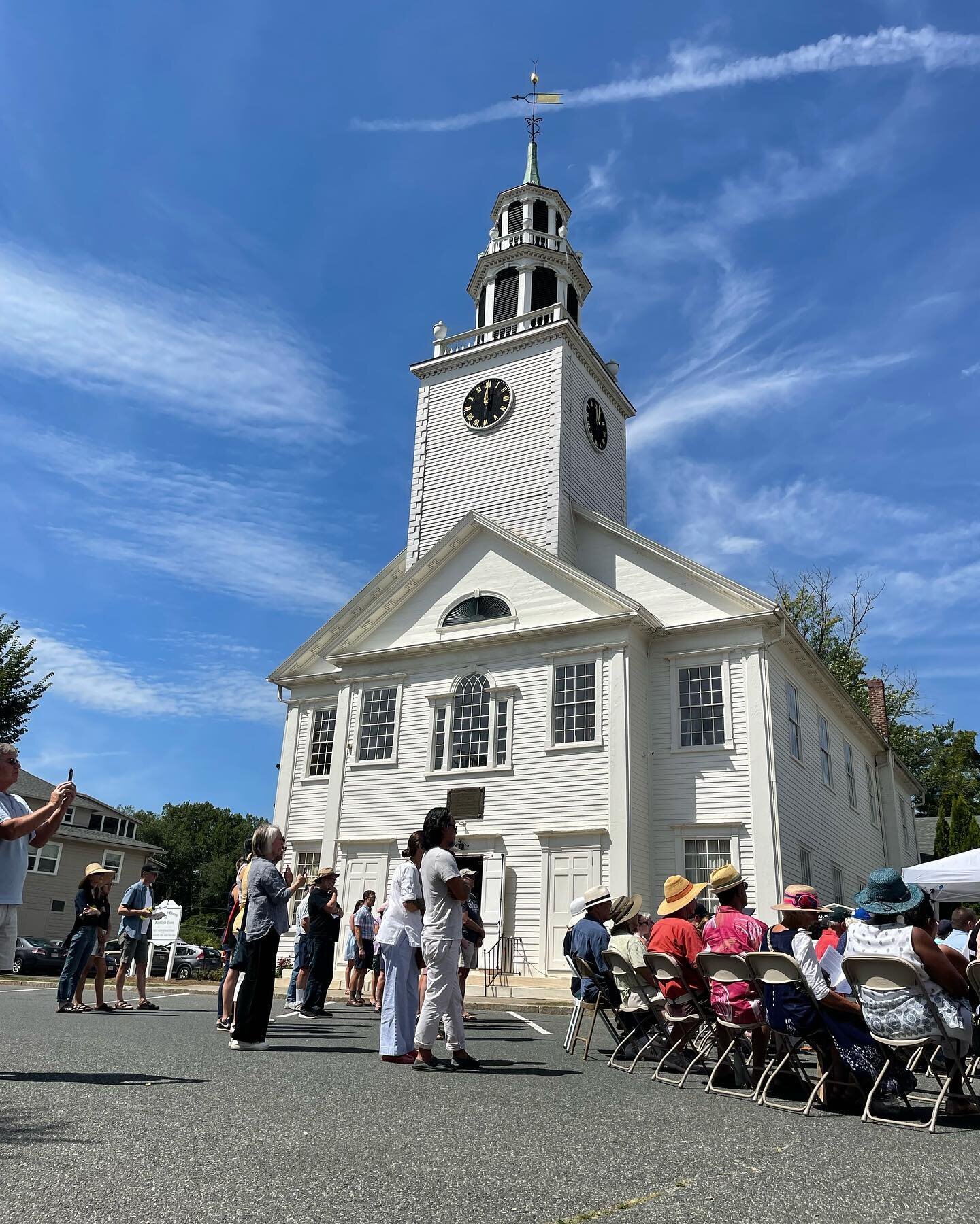 Cool day in the Berkshires as Elizabeth Freeman gets her long overdue monument. Great work by a lot of people to make it happen. Grateful that this history is being memorialized 🙏 #blackhistory #blackhistorymonth #berkshires #freedom