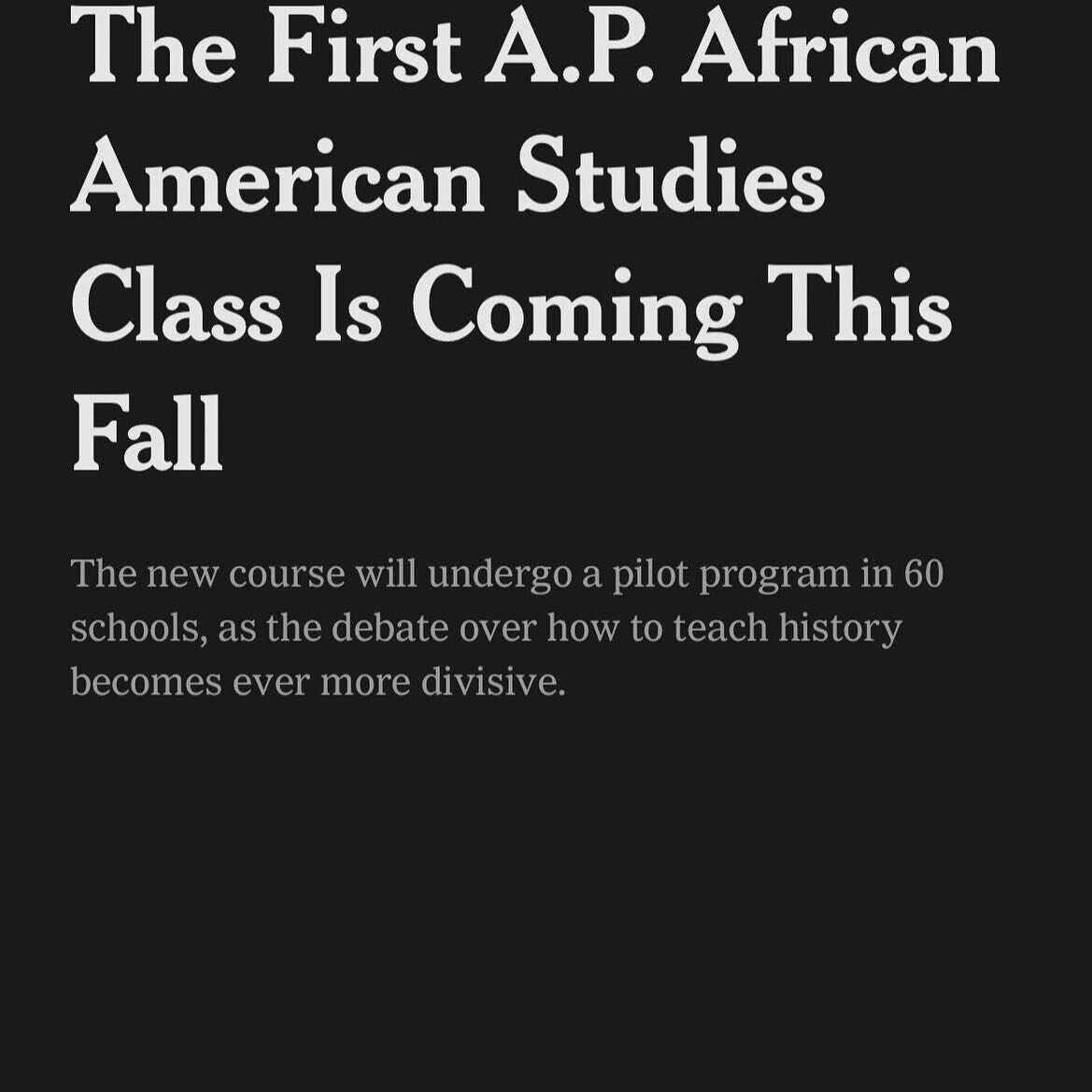 You know it is ridiculously beyond time when the AP finally gets around to it.