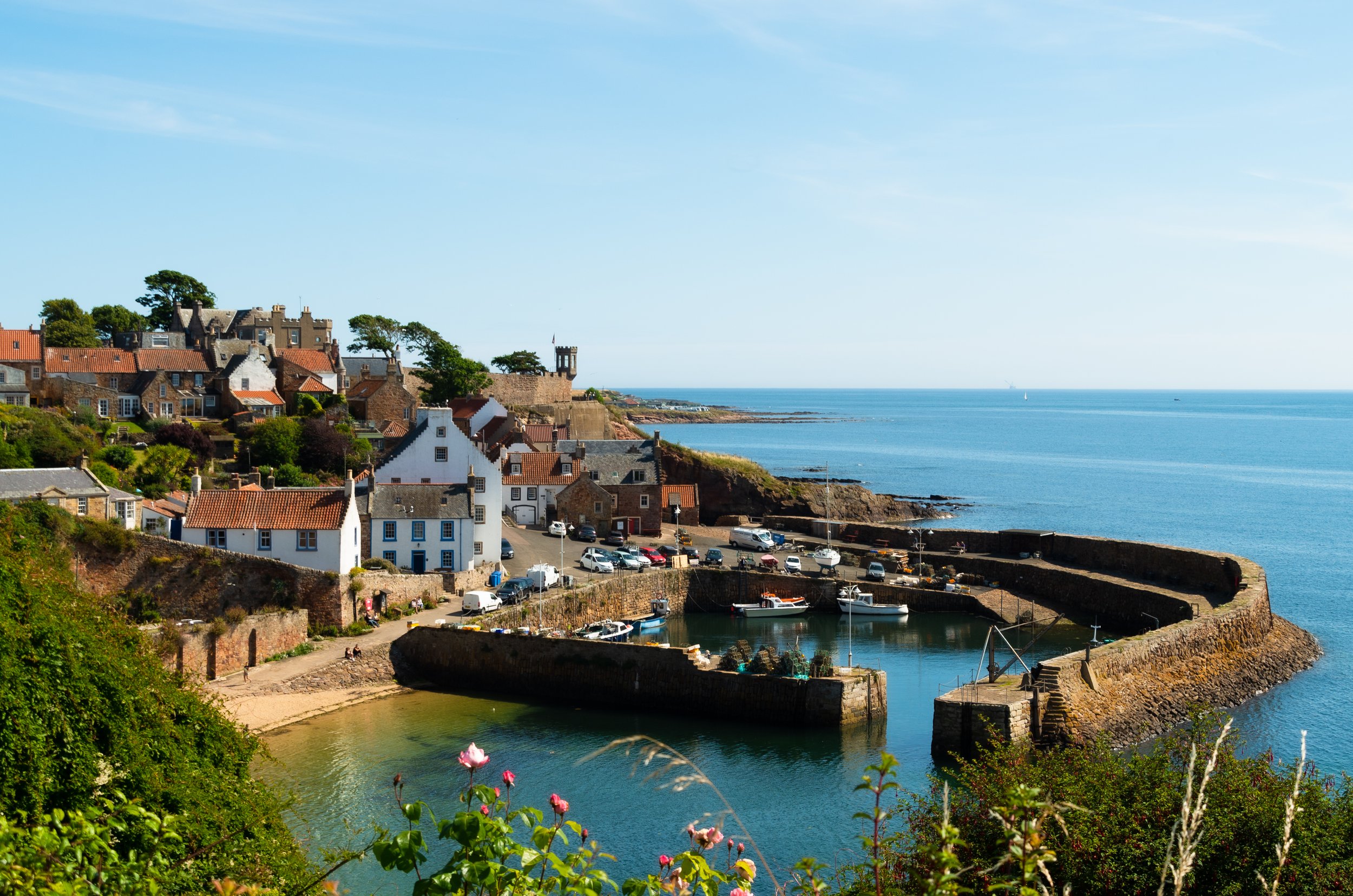 Crail Harbour from Fife Coastal Path. Copyright Matt Perry. All rights reserved.JPG