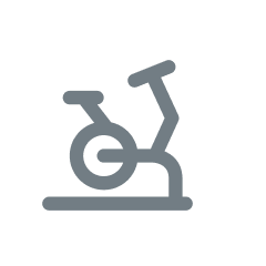Icon of a stationary exercise bike