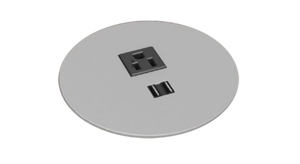COVE ROUND 1POWER, 2USB-A