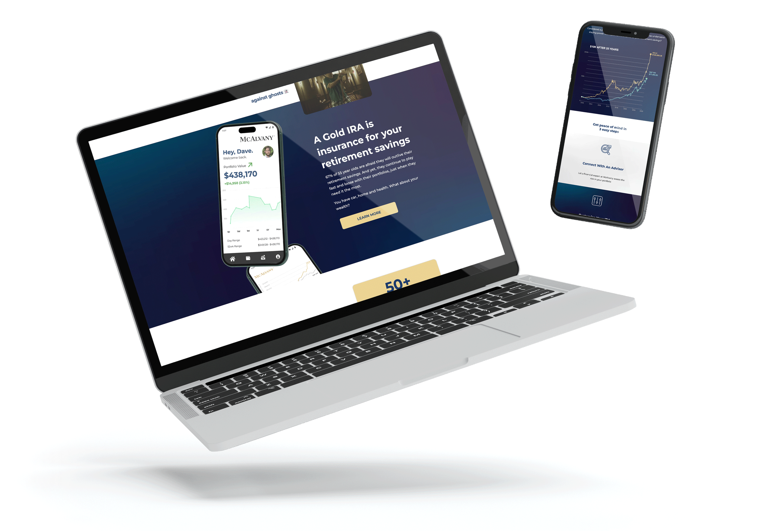 Landing page design for McAlvany Wealth Investments
2026 AAF Silver ADDY (campaign)