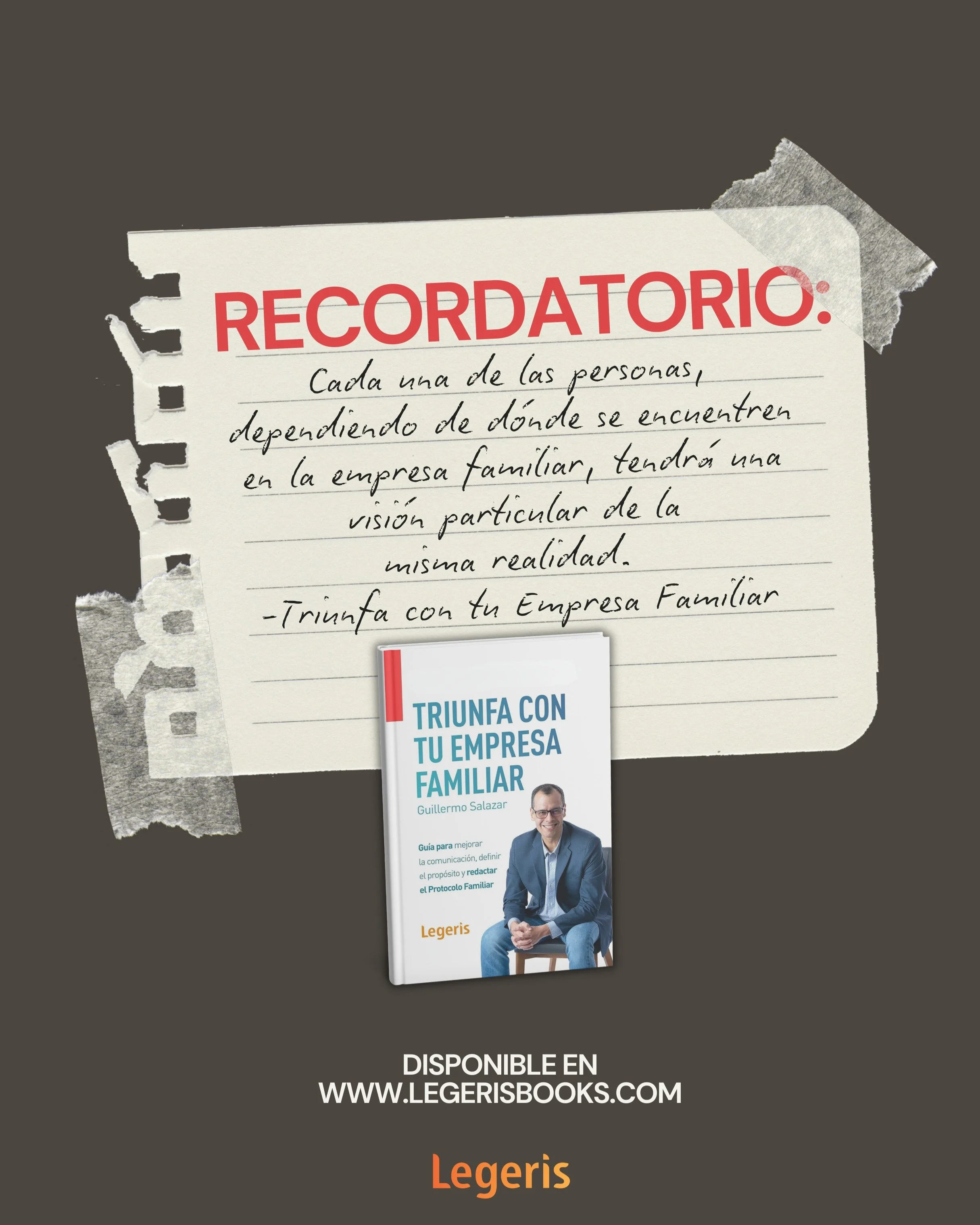 En l&iacute;neas generales, solo 3 de cada 10 empresas familiares superan un traspaso generacional. Muchas veces, el desaf&iacute;o no es el negocio, sino las relaciones y la capacidad de construir una visi&oacute;n compartida. En Triunfa con tu Empr