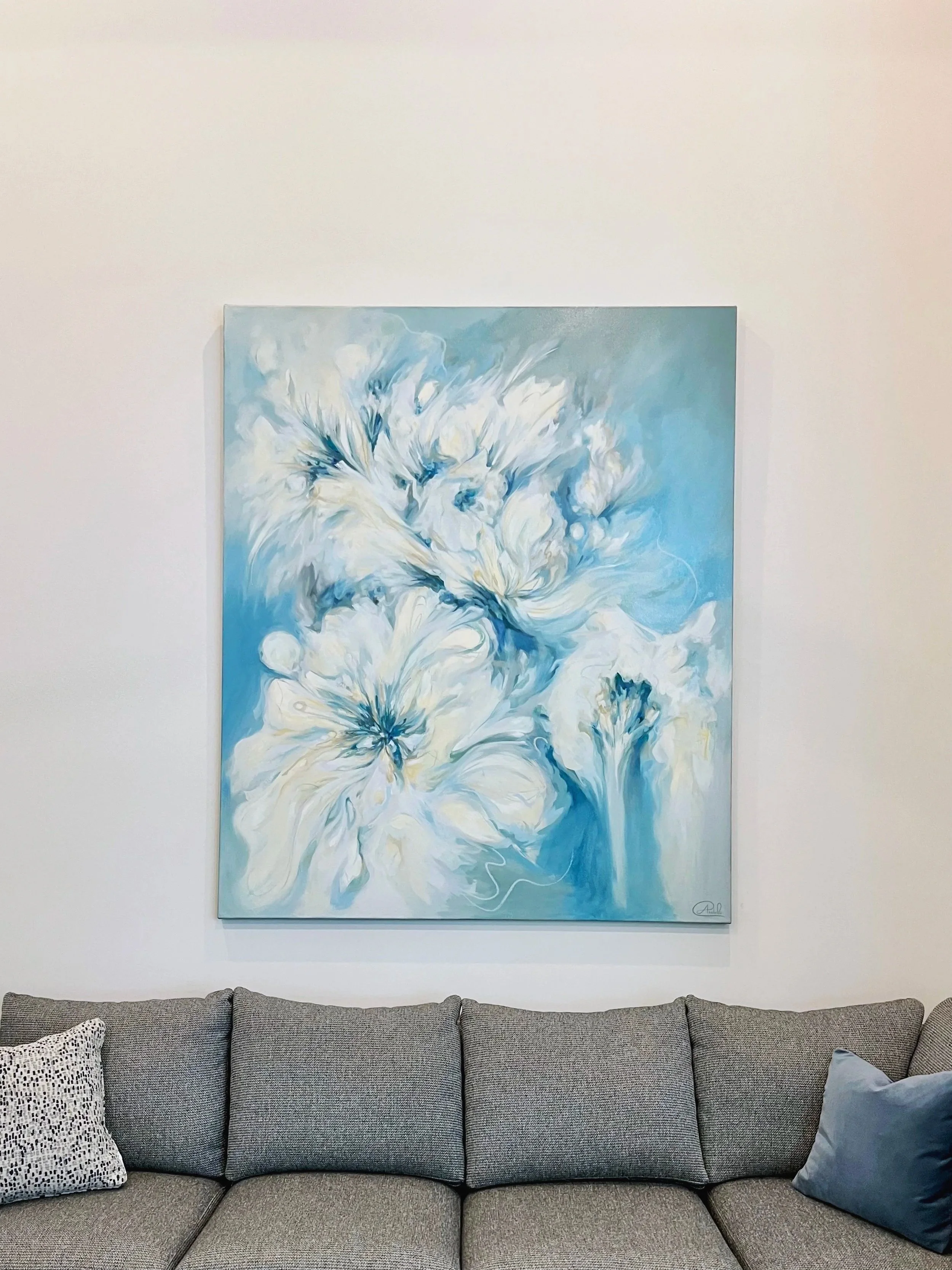 WILDFLOWERS IN BLUE • SOLD