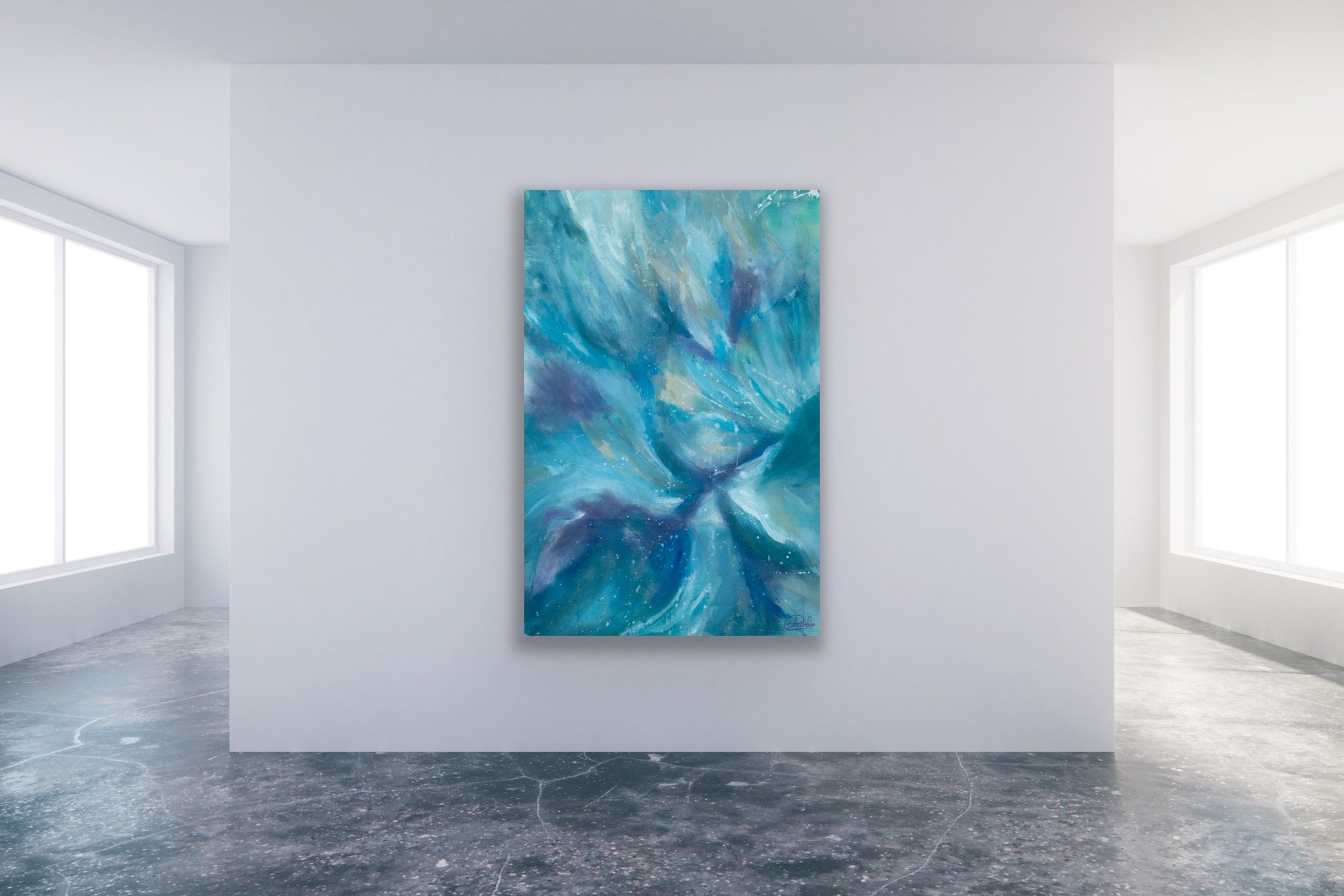 Ocean Angel on wall.JPG