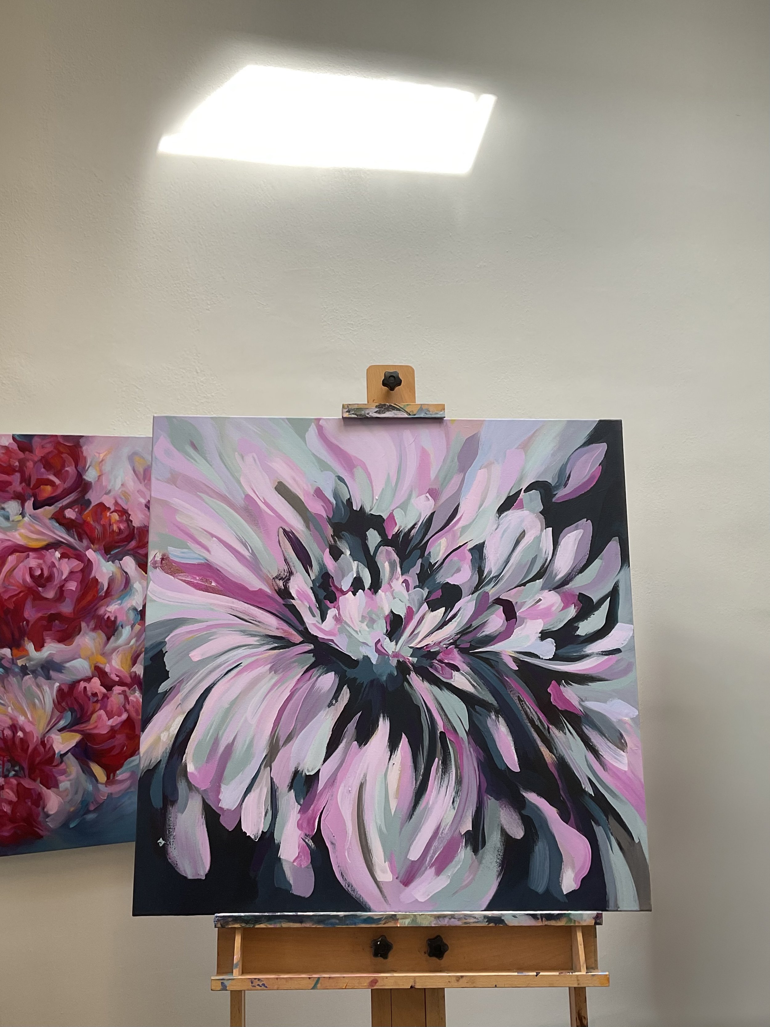 Lavender Spritz and Rosewater Hypnosis in studio with skylight.jpg