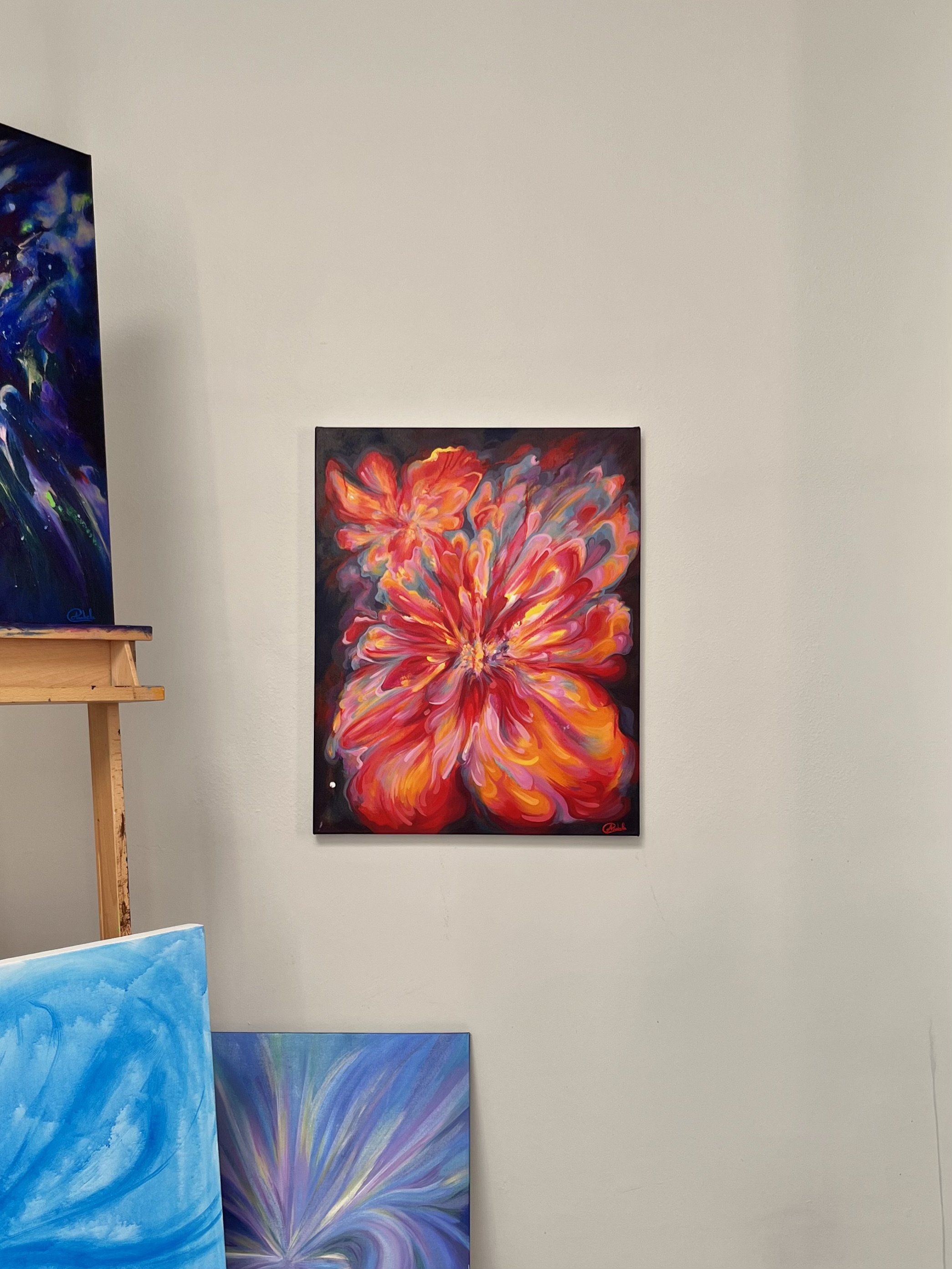 Queen of Hearts on studio wall.jpeg