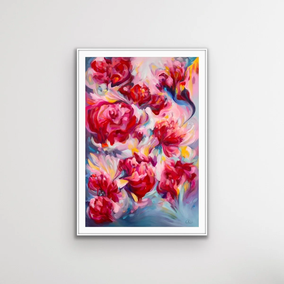 Rosewater Hypnosis print framed mockup on wall.JPG