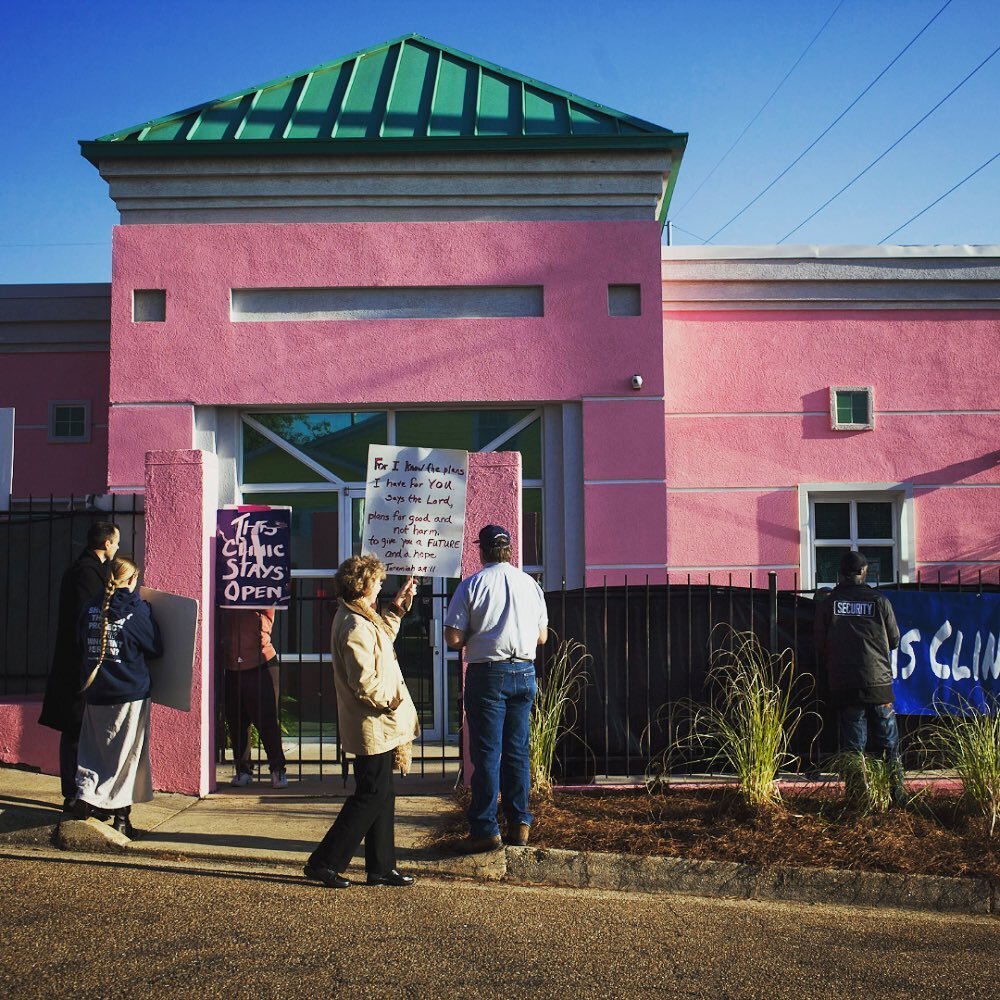 Truly another dark and cruel day. The Jackson Women&rsquo;s Health Center also known as &quot;The Pink House&quot; and the last abortion provider in #mississippi was forced to close today. We were truly honored to work on Maisie Crow&rsquo;s Emmy awa
